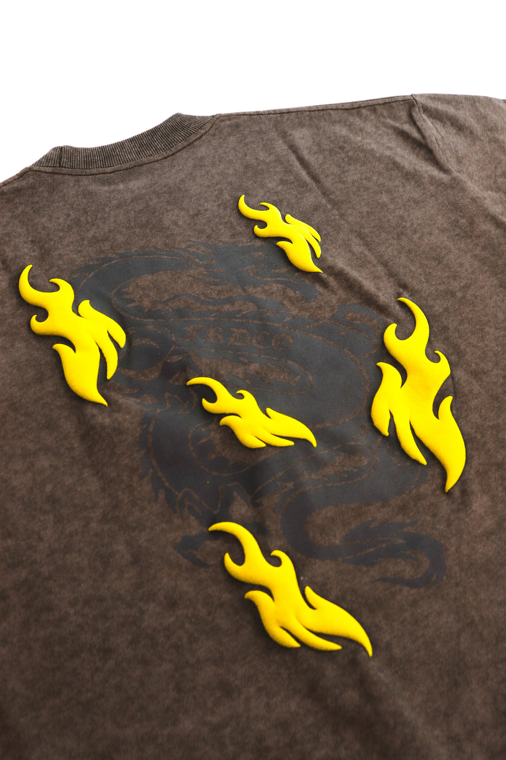 Battle Dragon Washed Tee Brown