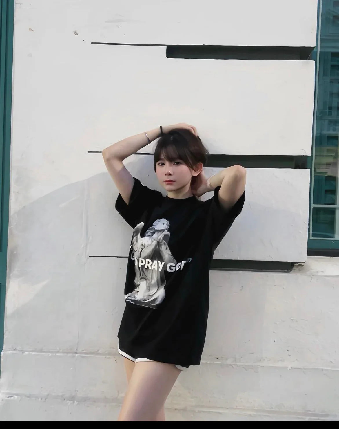 God Pray God Tee Black