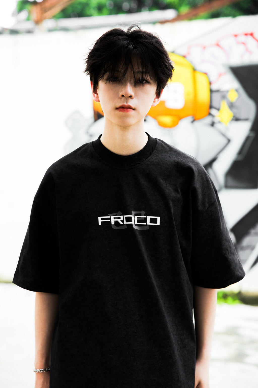 3M Reflective Snake Washed Tee Black