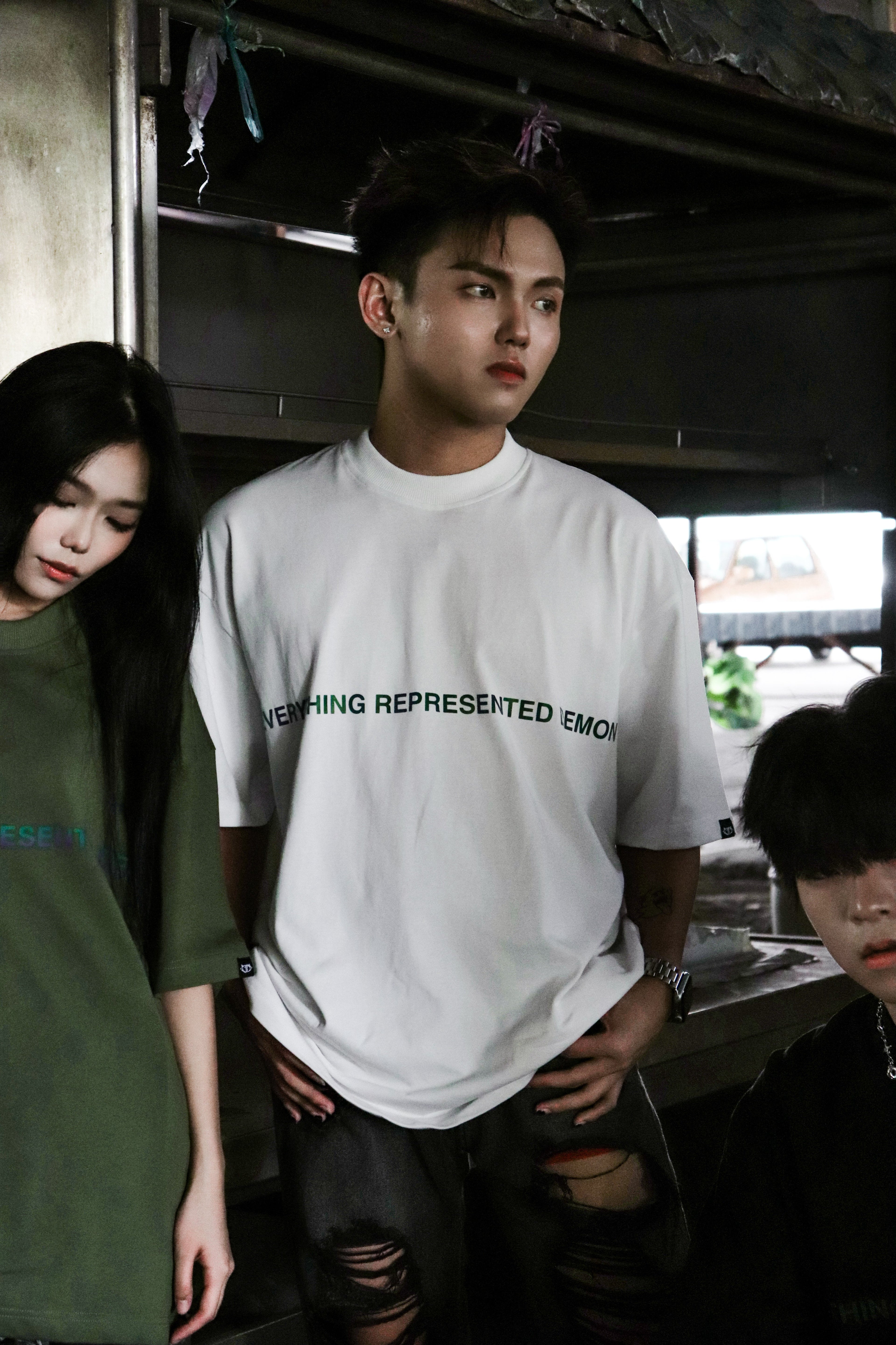 SS25 Rainbow Essential Tee White