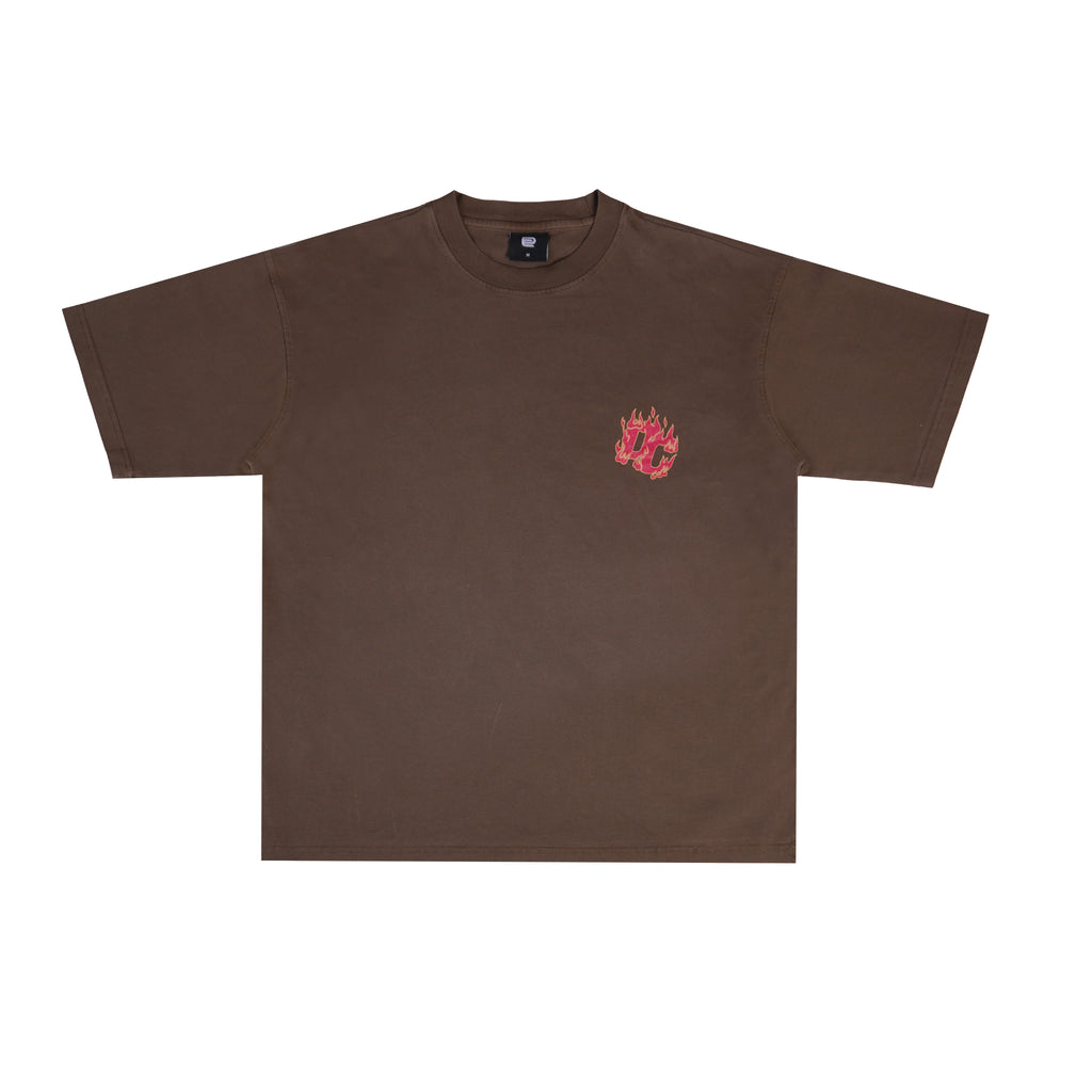 Flame Oversize Dyed Tee