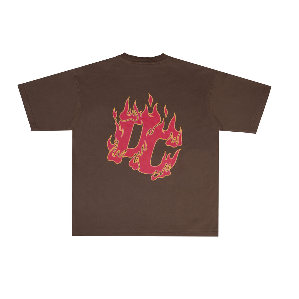 Flame Oversize Dyed Tee