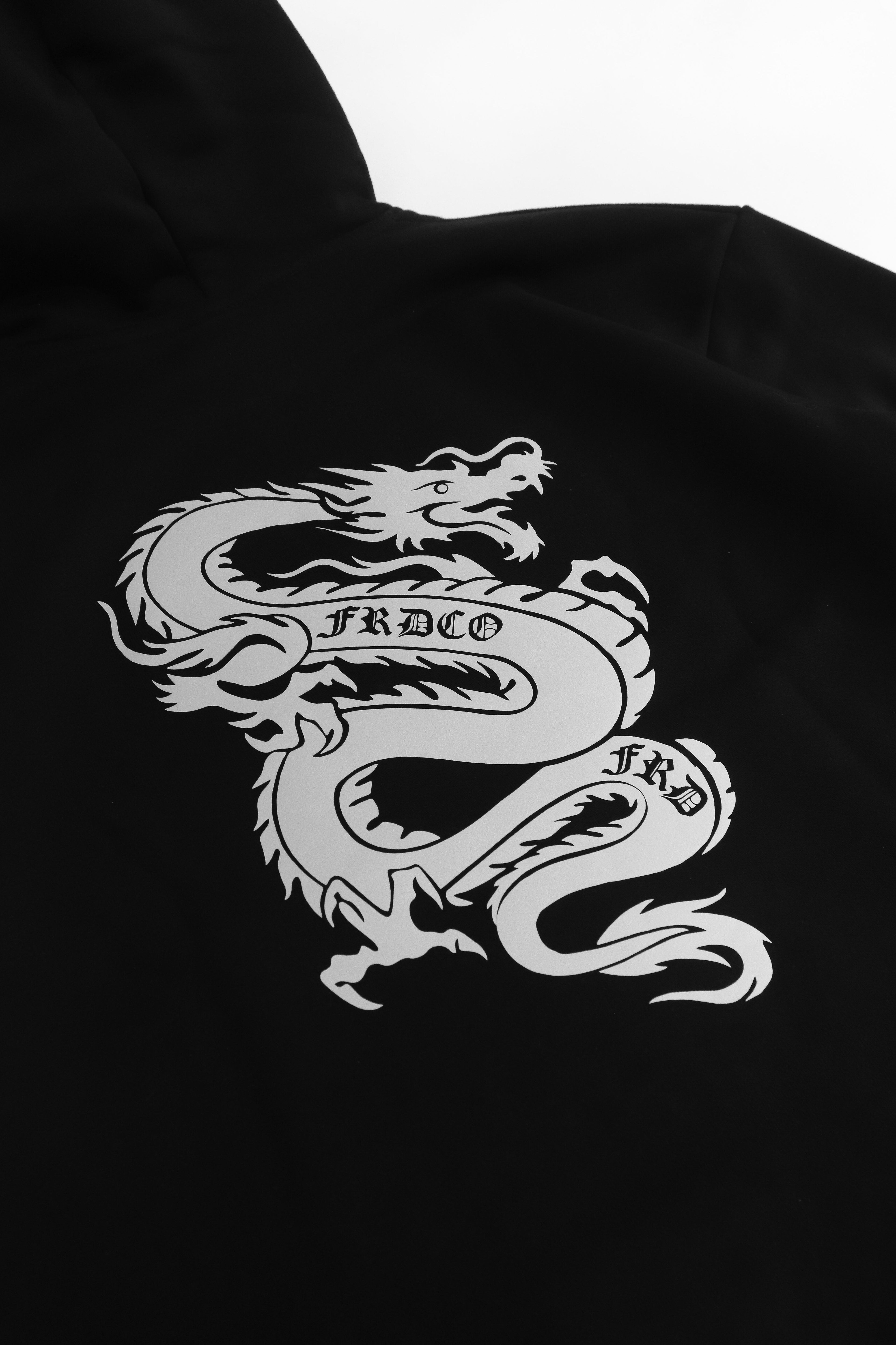 3M Reflective Dragon Hoodie Black