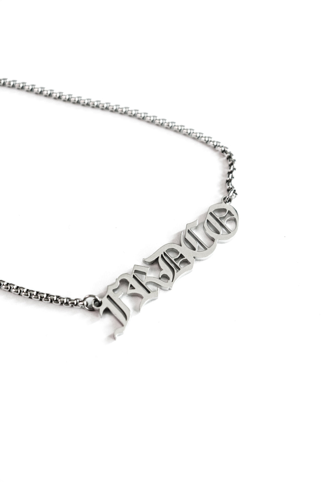 Essential Sliver Logo Necklaces