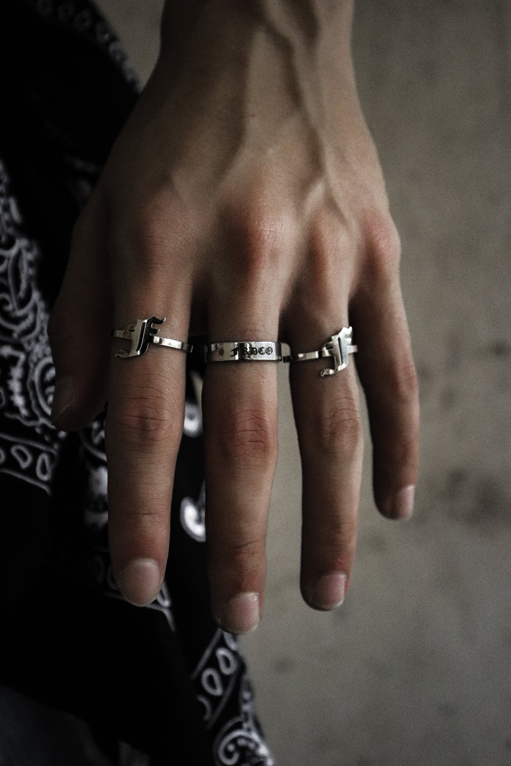 Essential Sliver Logo Ring