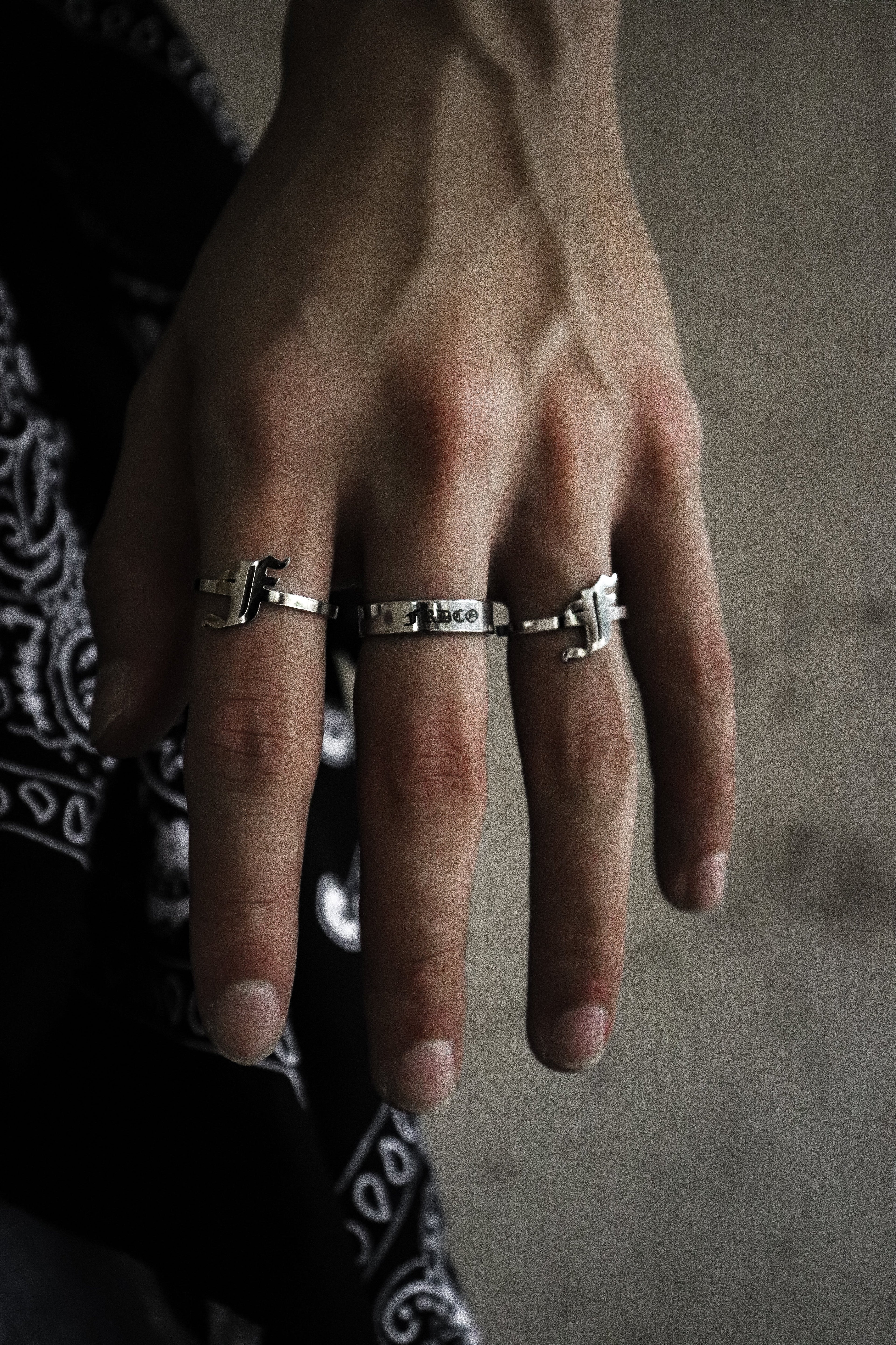 Essential Sliver Logo Ring
