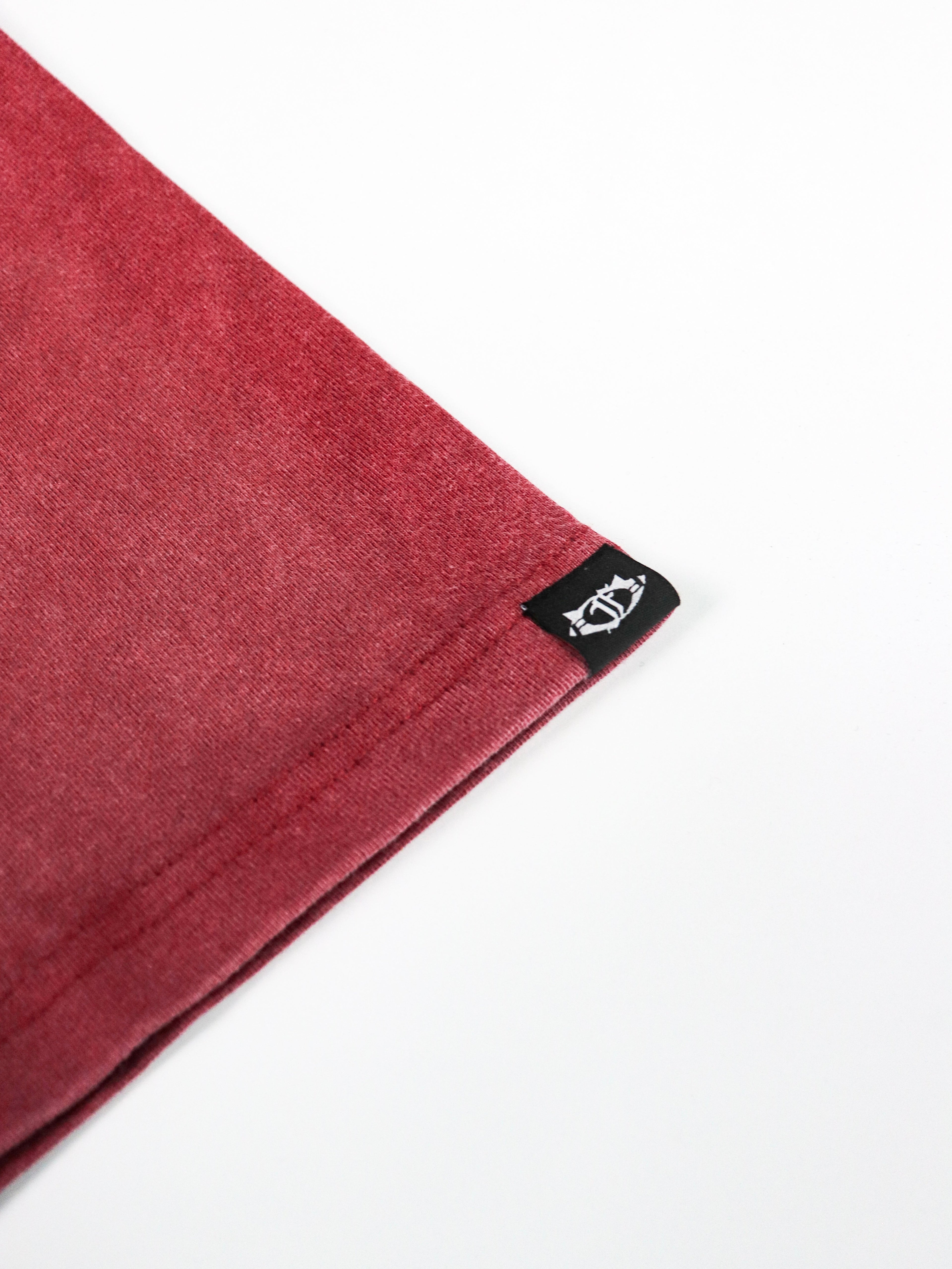 Horse EMP Washed Tee Red