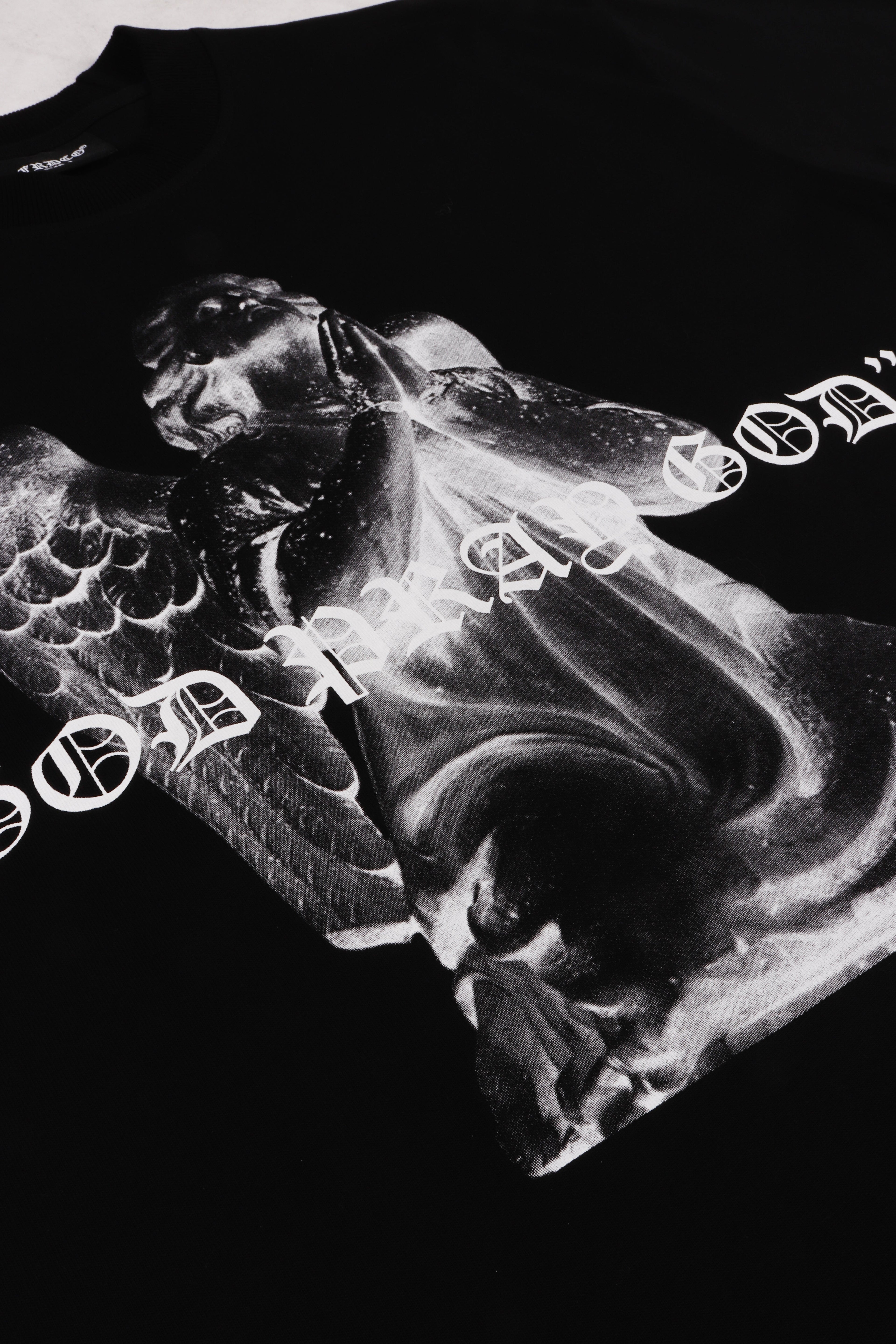Ghost God Pray God Tee Black