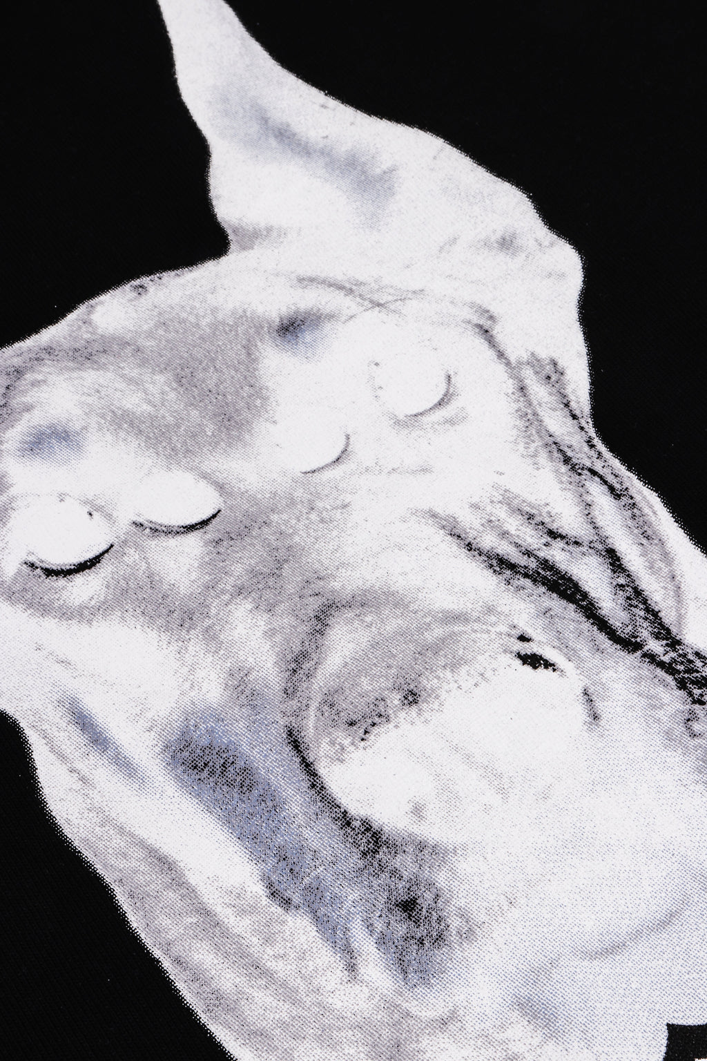 Ghost Dog Head Logo Tee Black