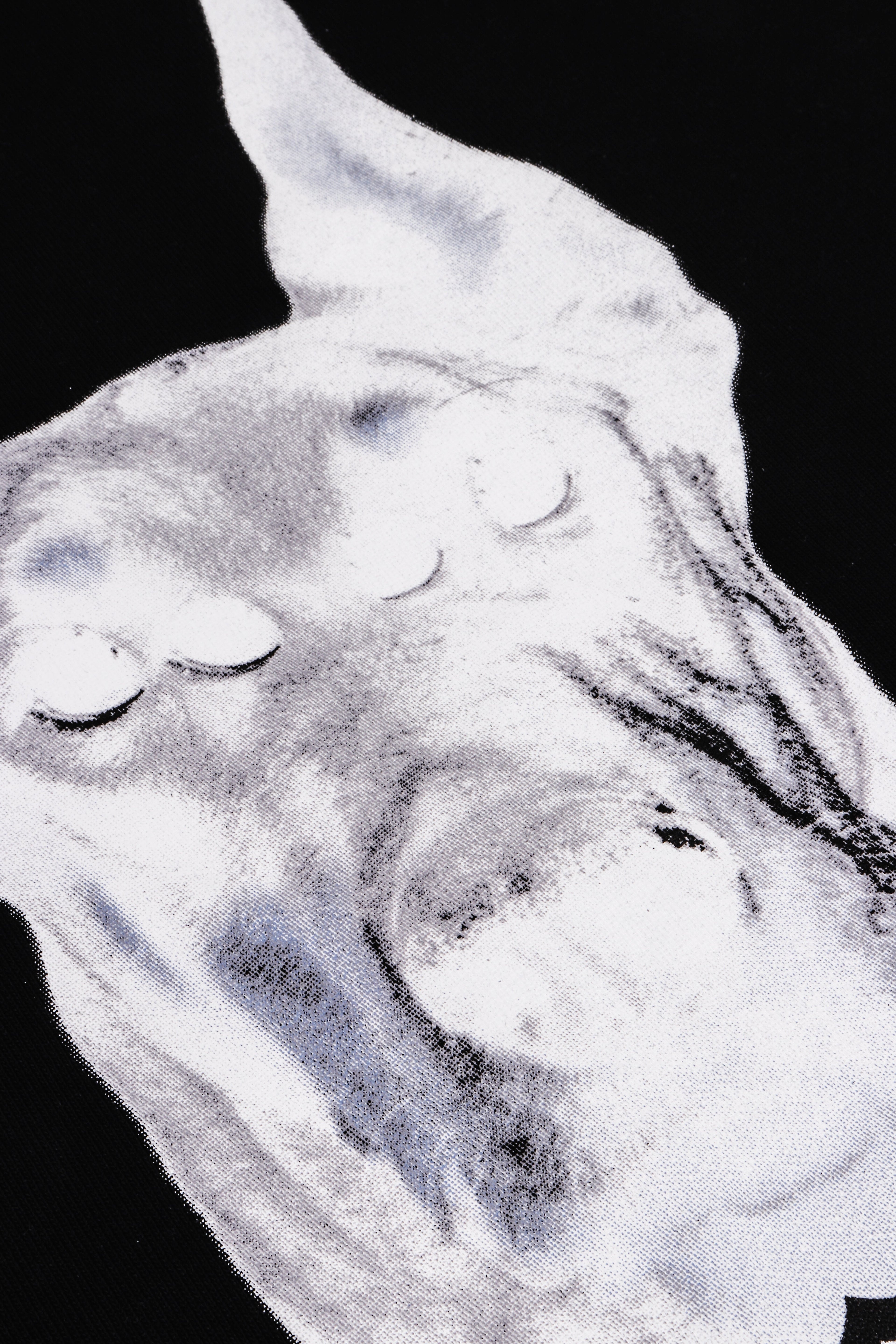 Ghost Dog Head Logo Tee Black