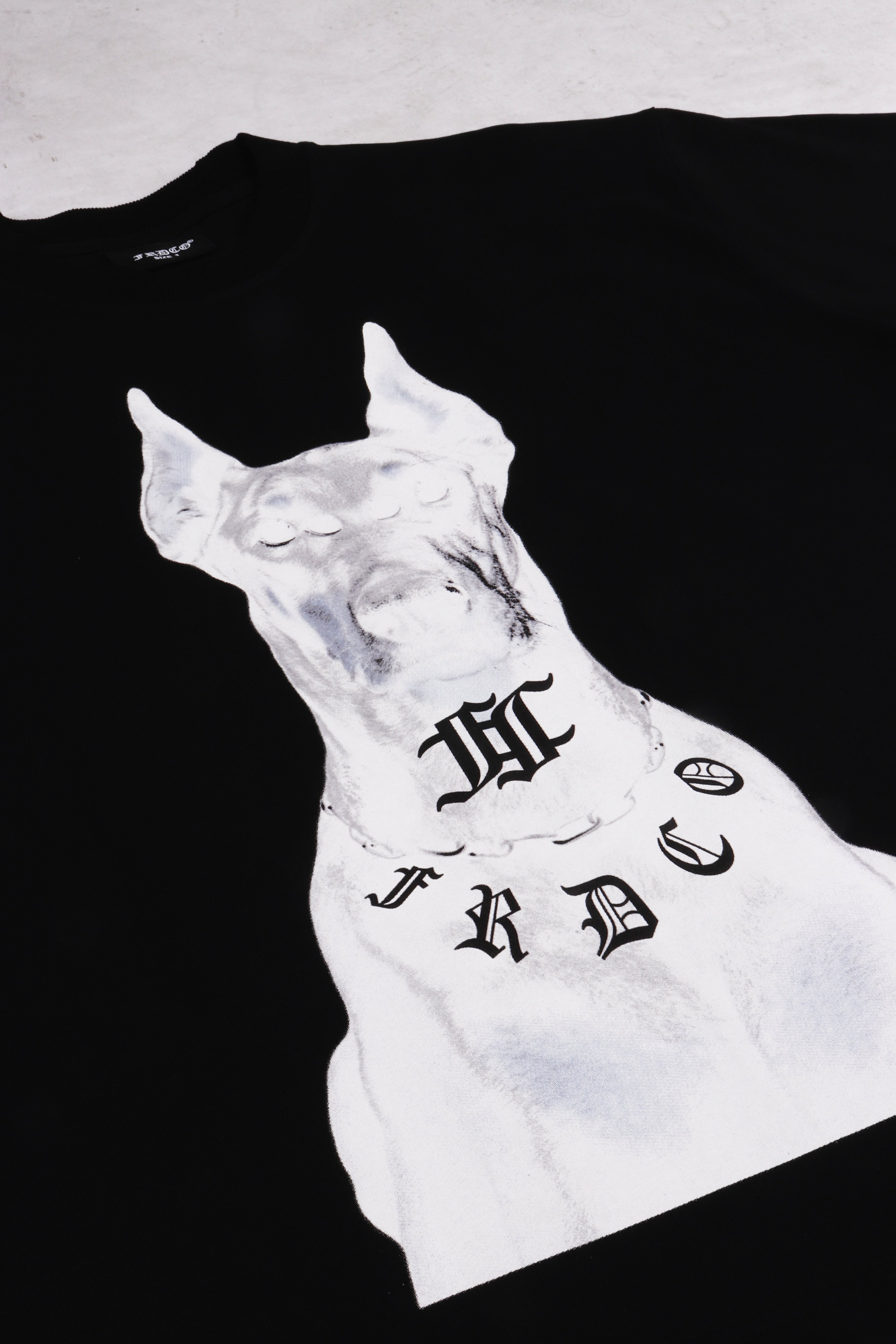 Ghost Dog Head Logo Tee Black
