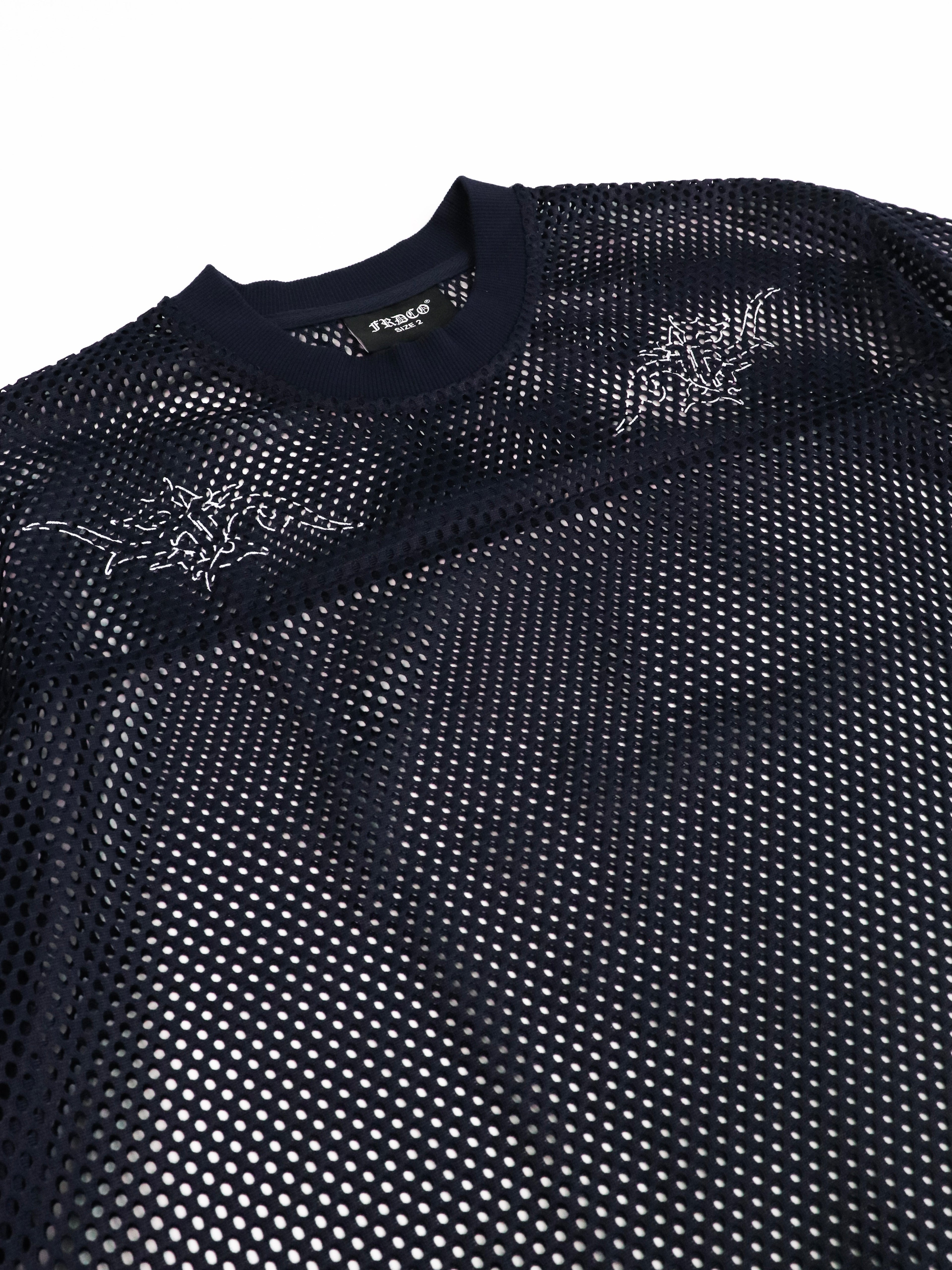 Aura Mesh Tee Navy