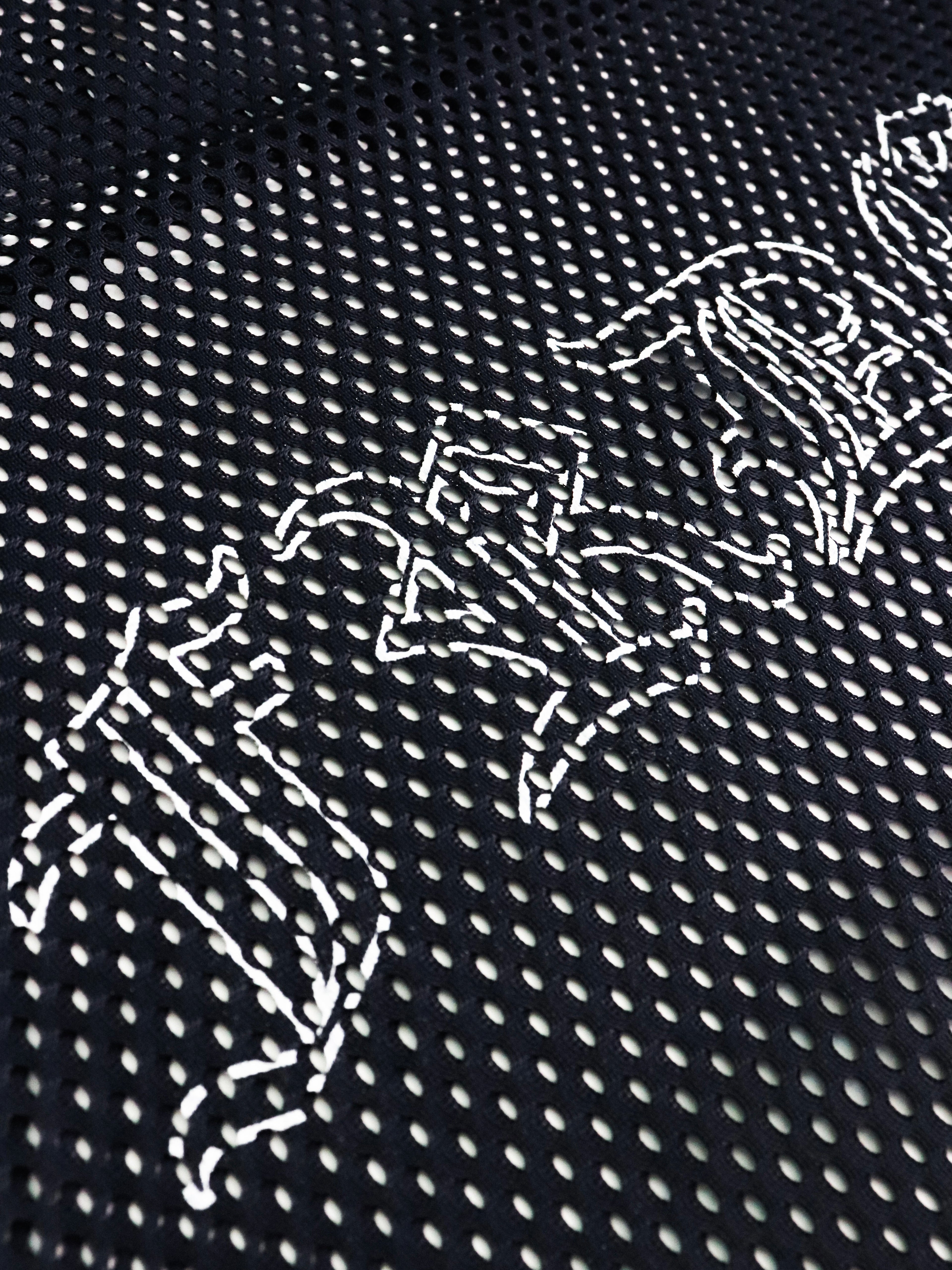 Aura Mesh Tee Navy