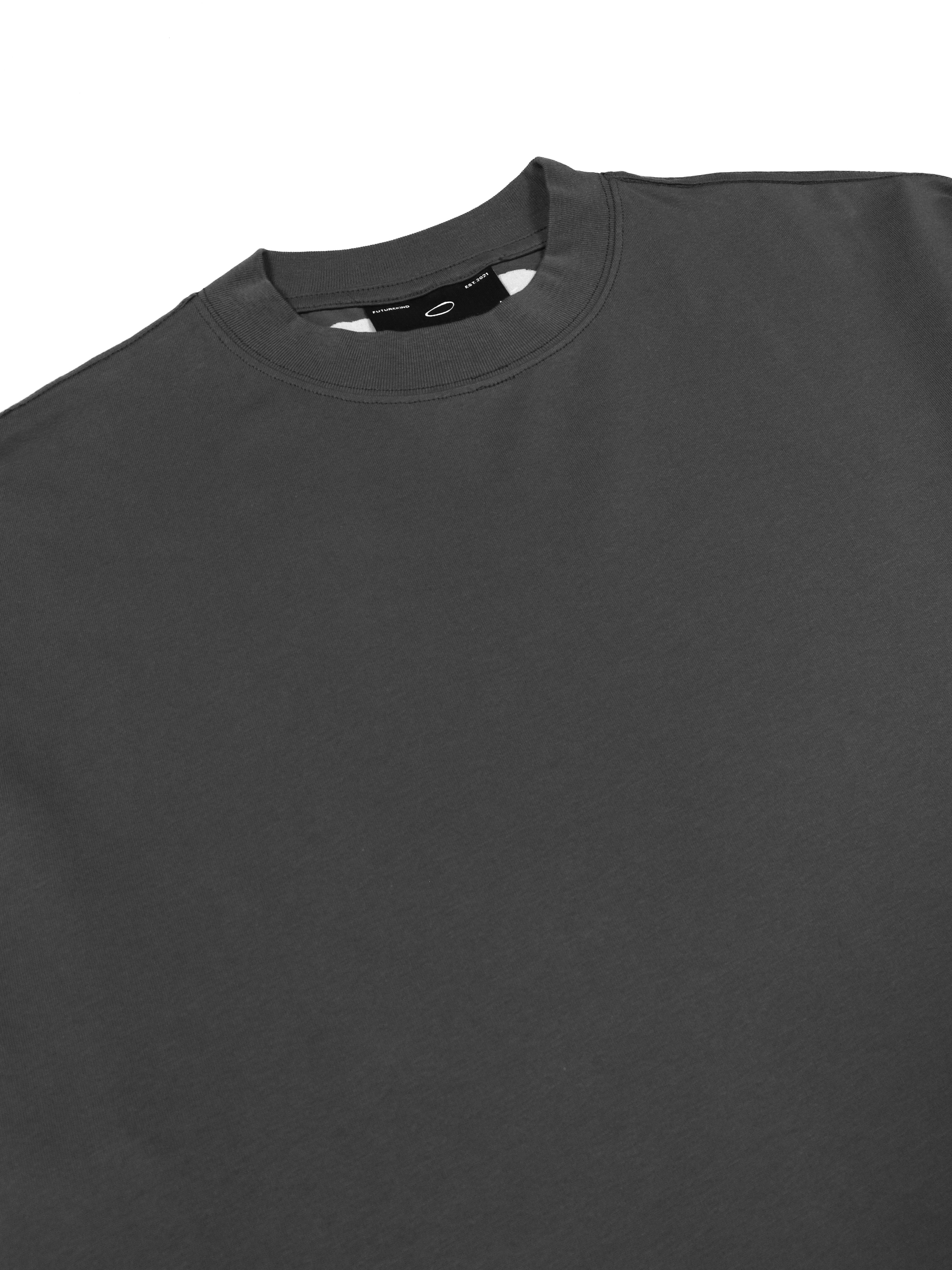 Essential Crop Tee - Grey