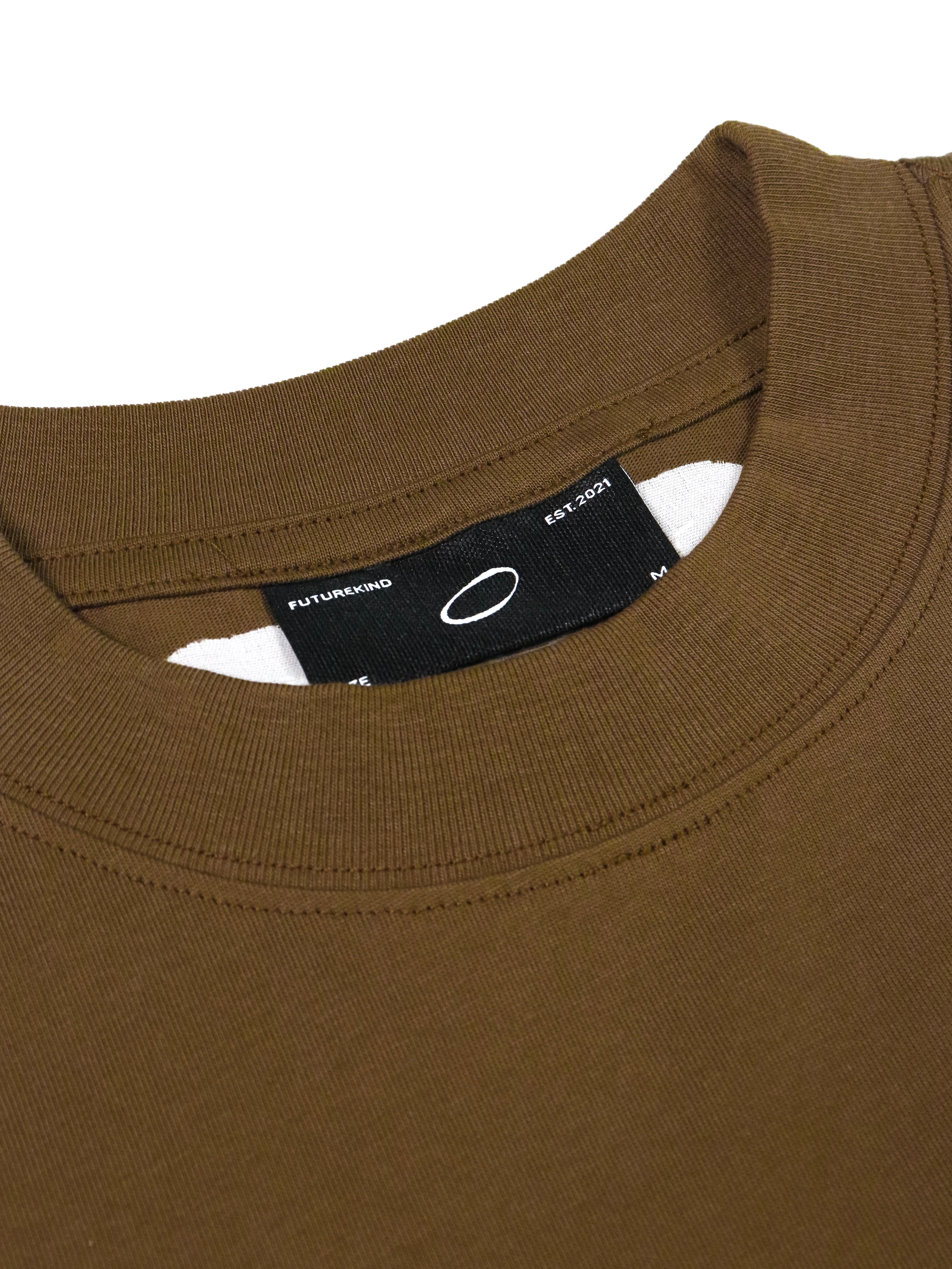 Essential Crop Tee - Brown