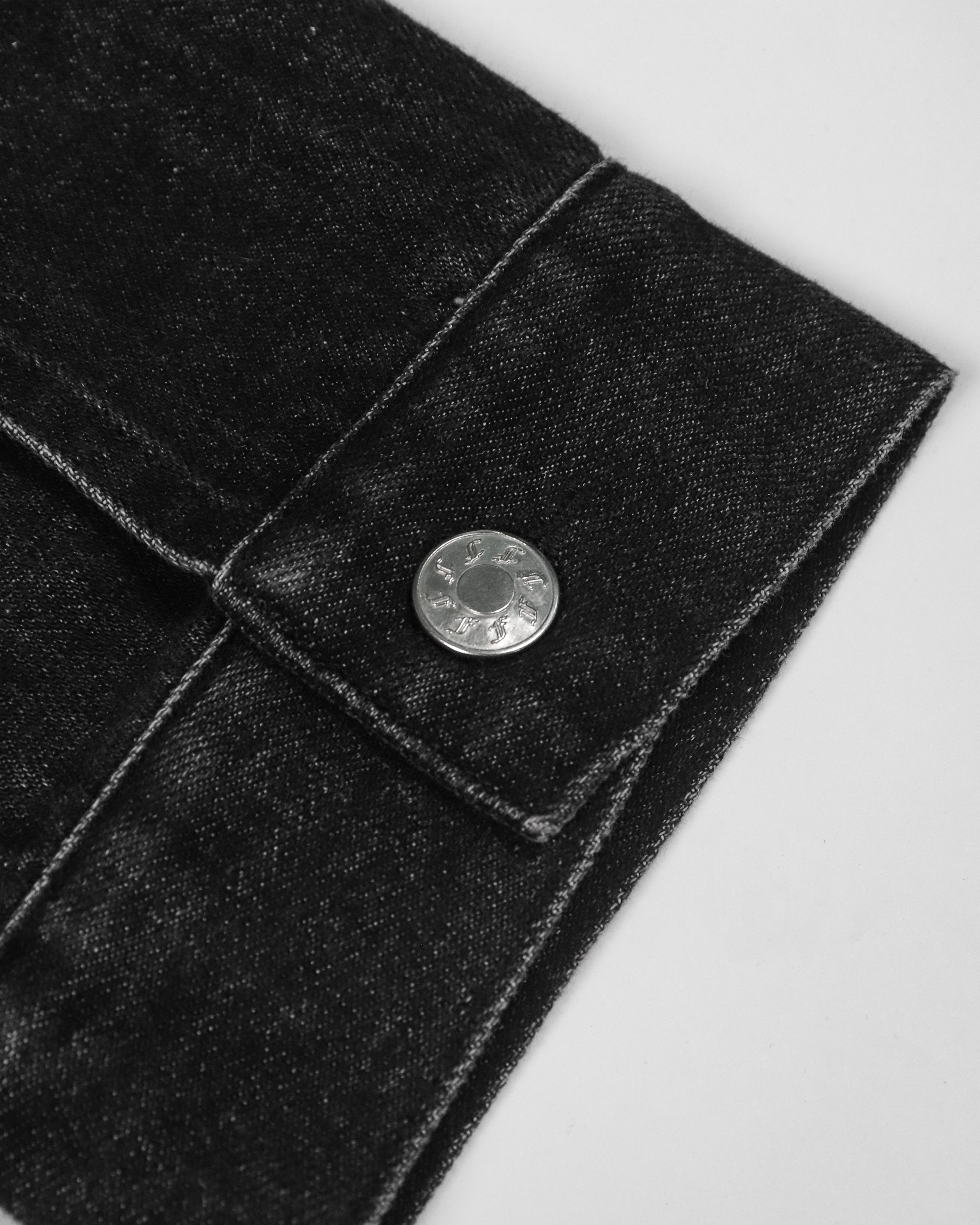 Aura Denim Jacket Black