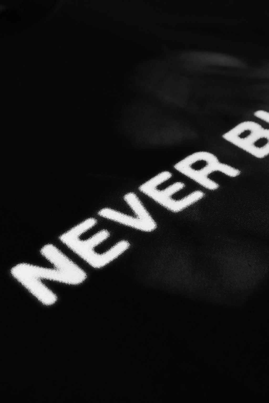 Never Bloom Logo Tee Black