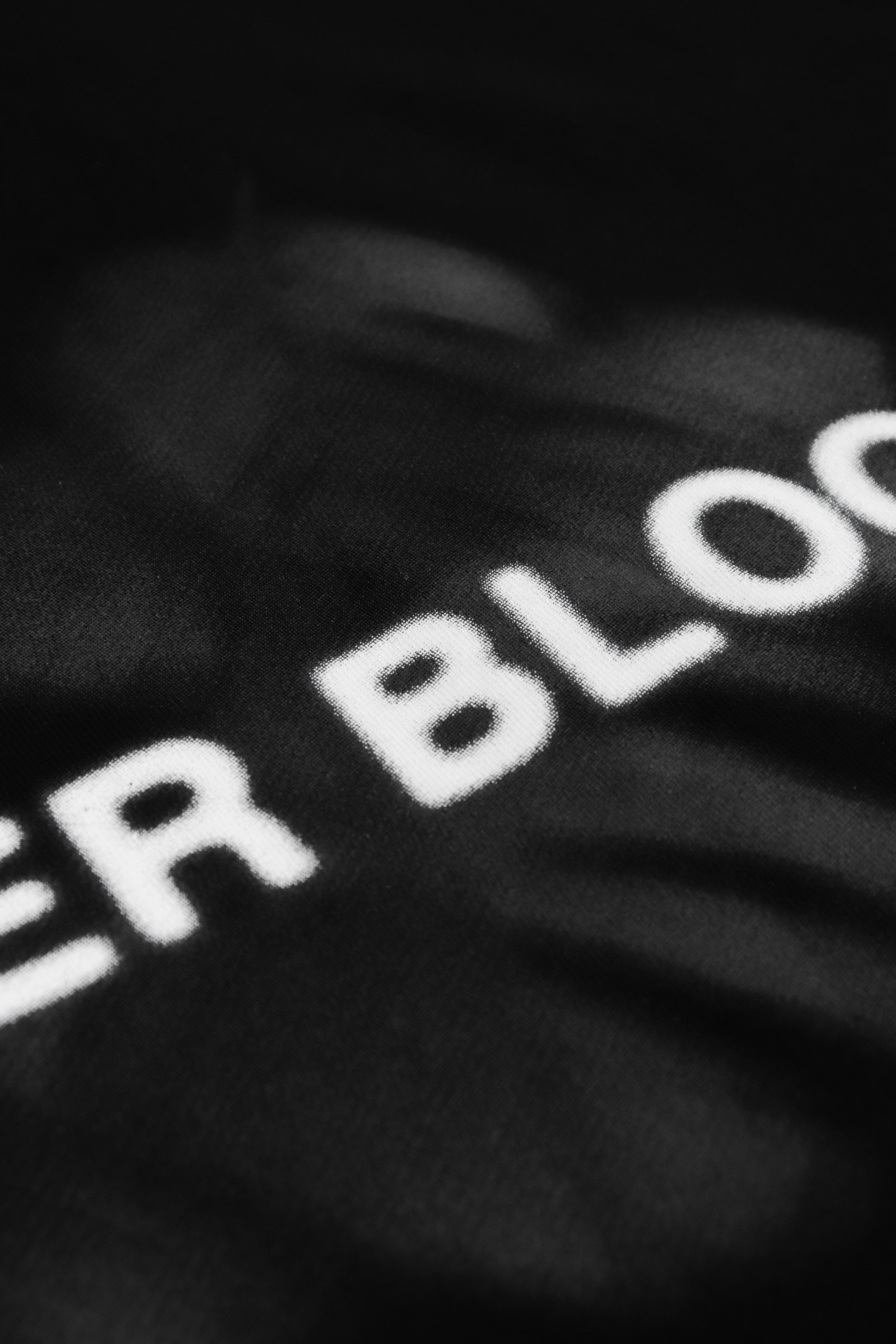 Never Bloom Logo Tee Black