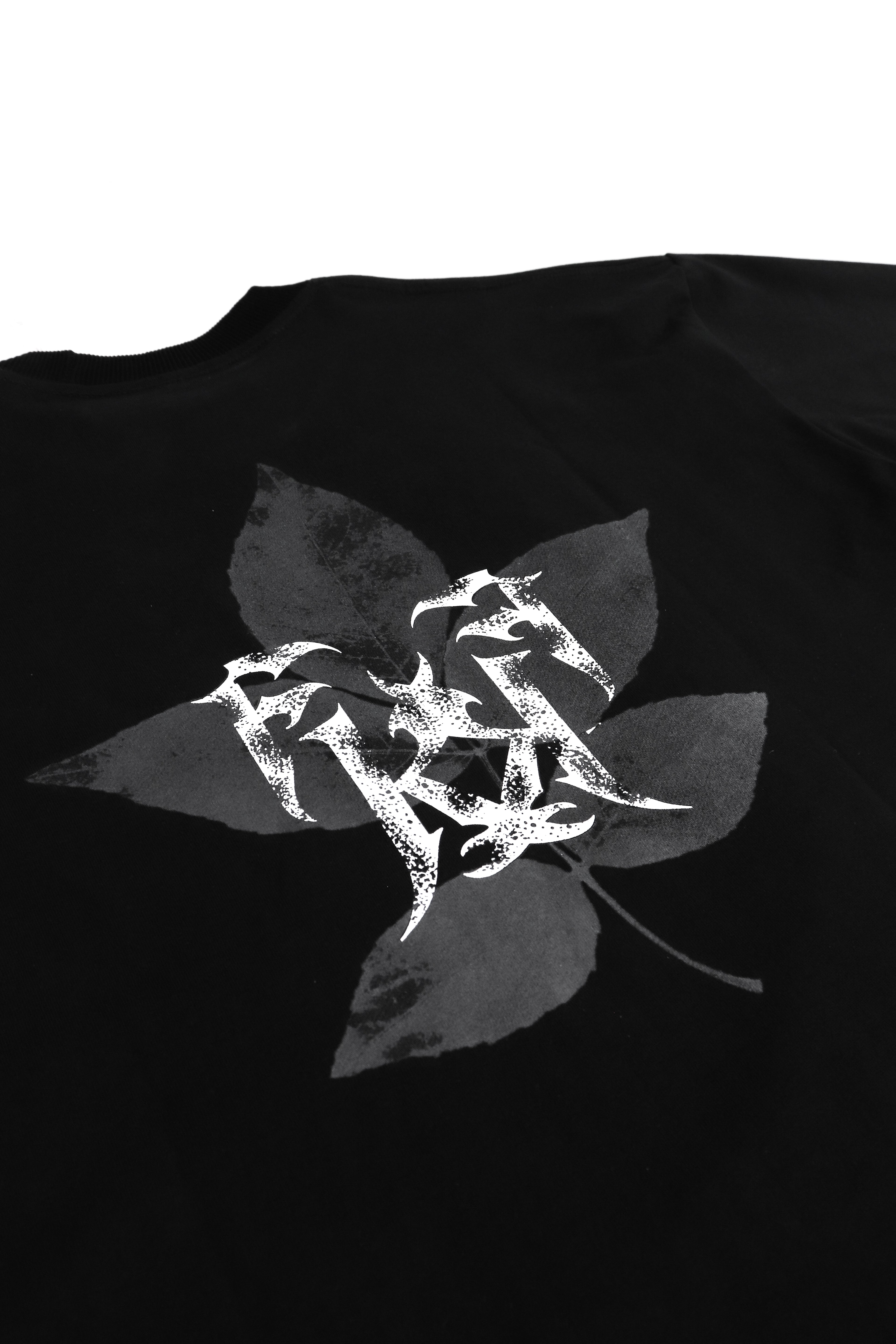 Never Bloom Logo Tee Black