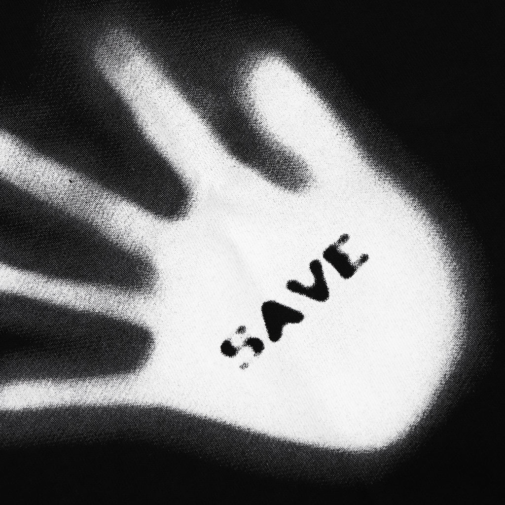 Save Me Logo Tee Black