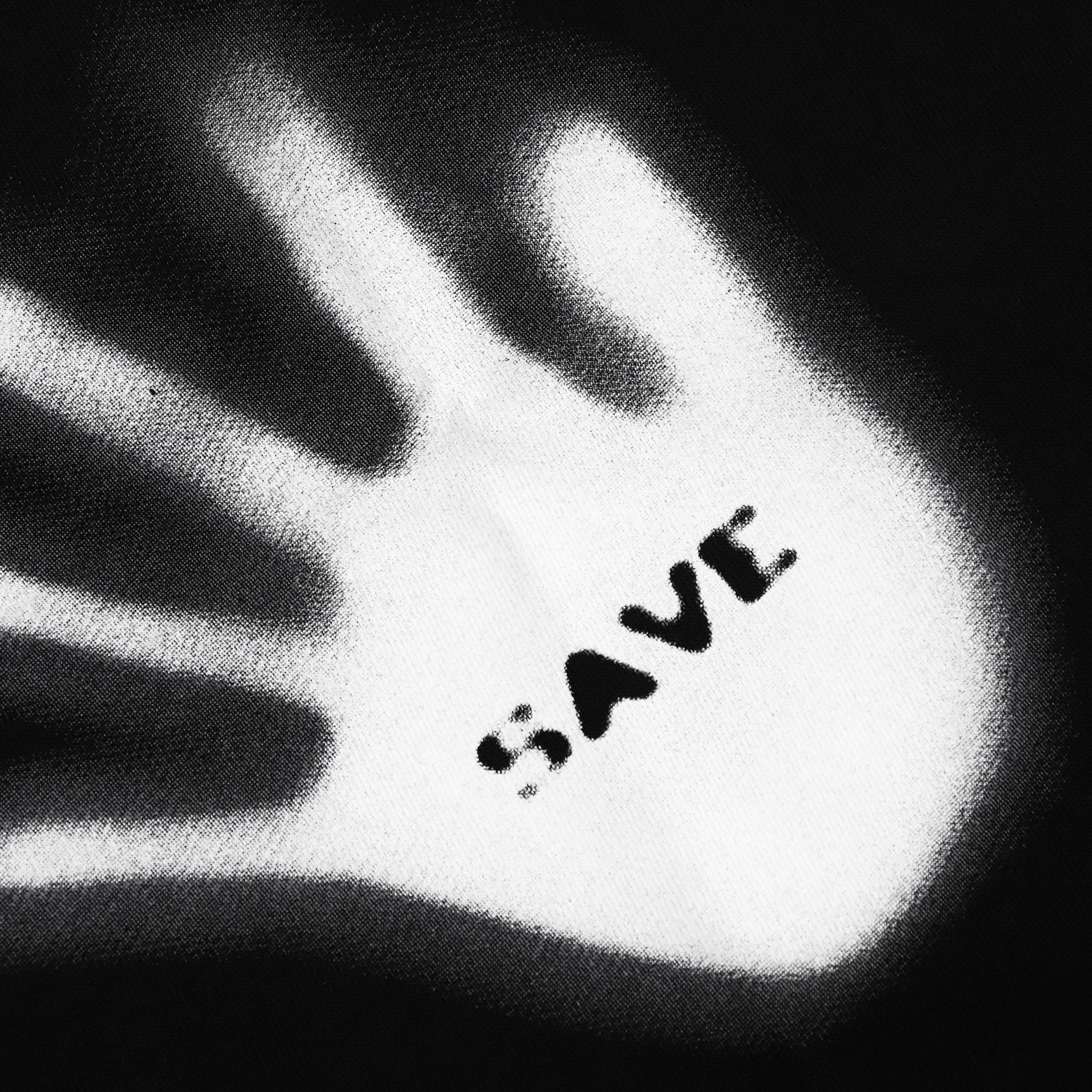 Save Me Logo Tee Black
