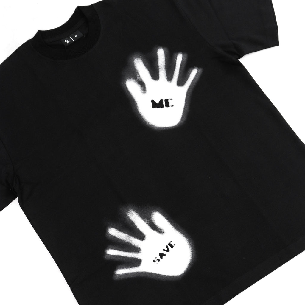 Save Me Logo Tee Black
