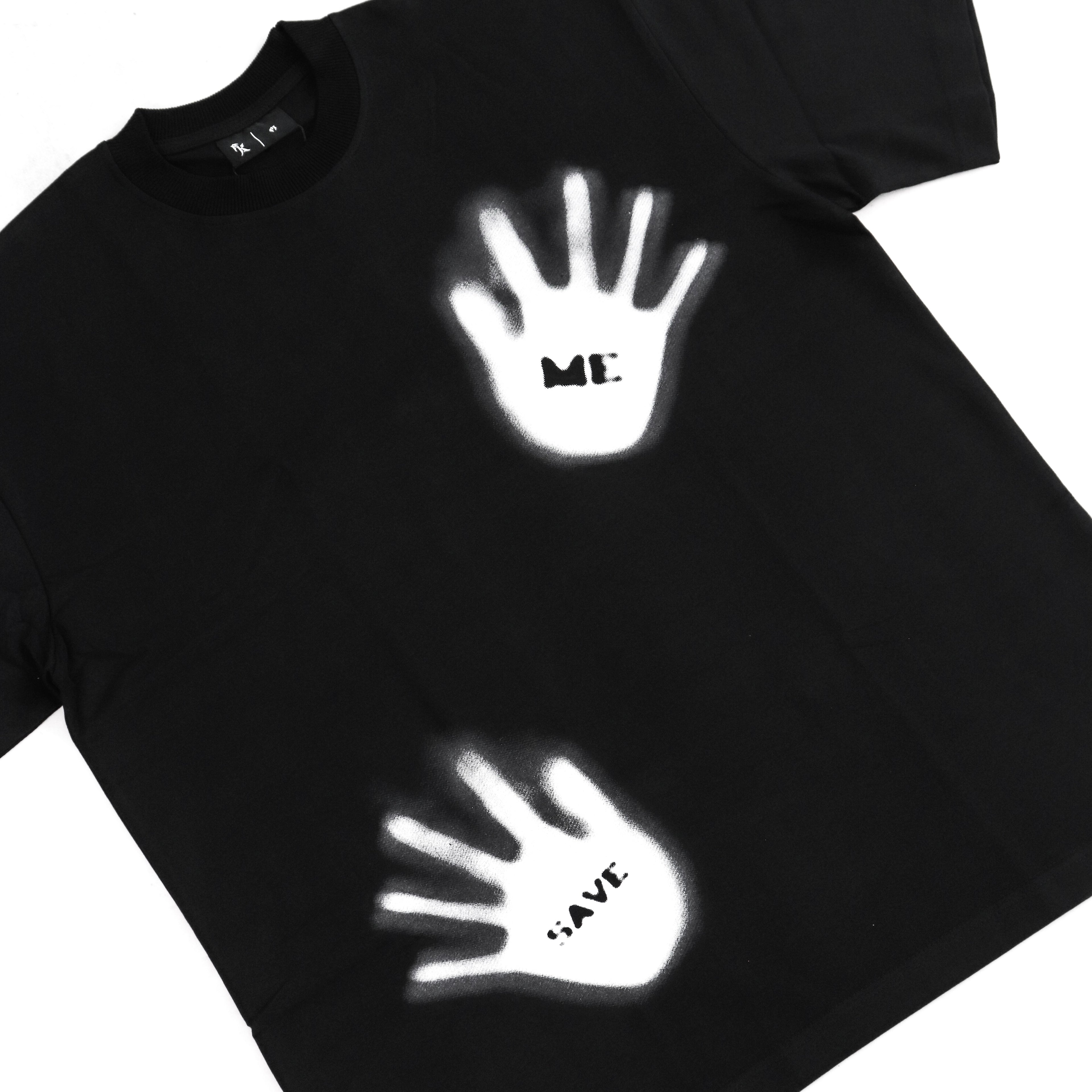 Save Me Logo Tee Black