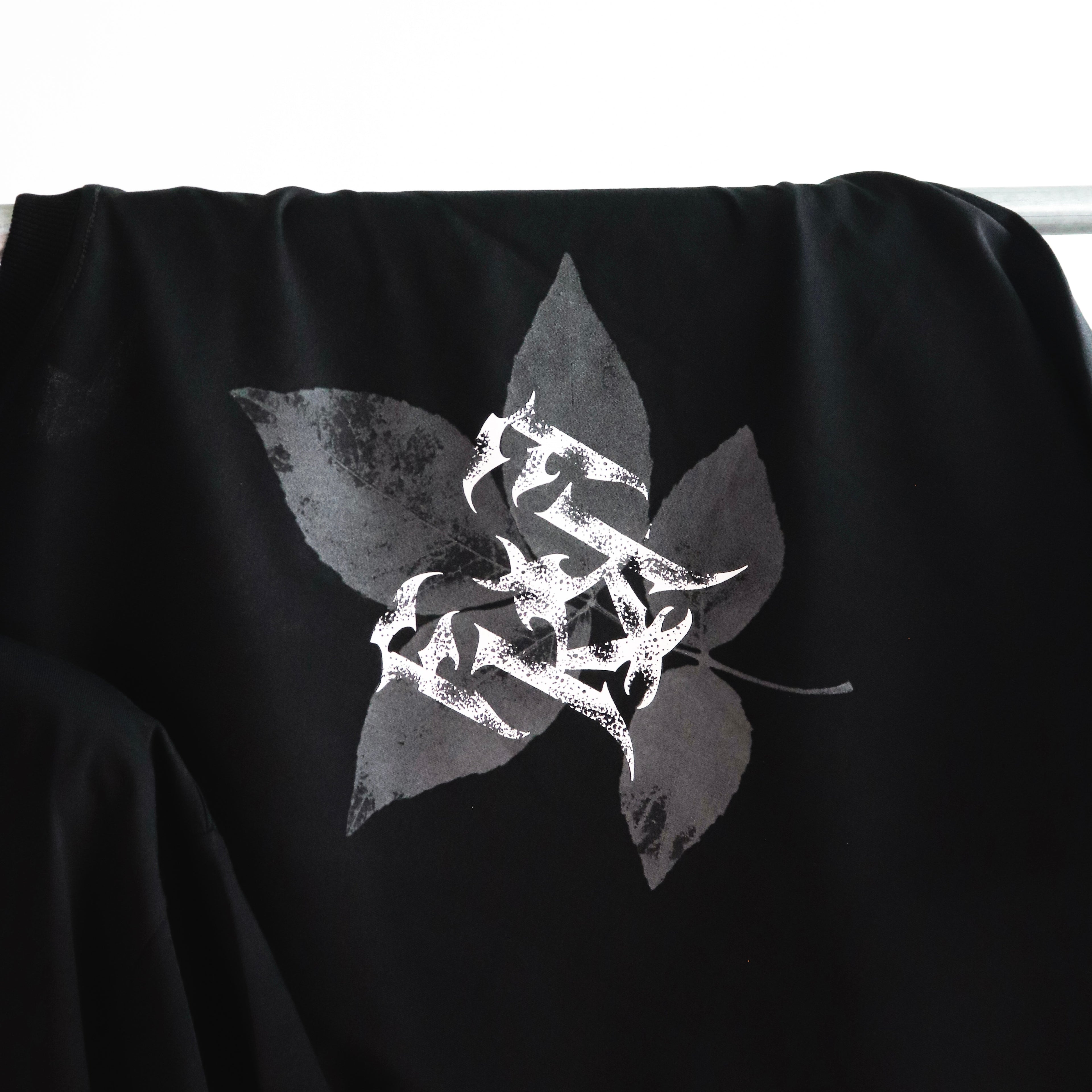 Never Bloom Logo Tee Black