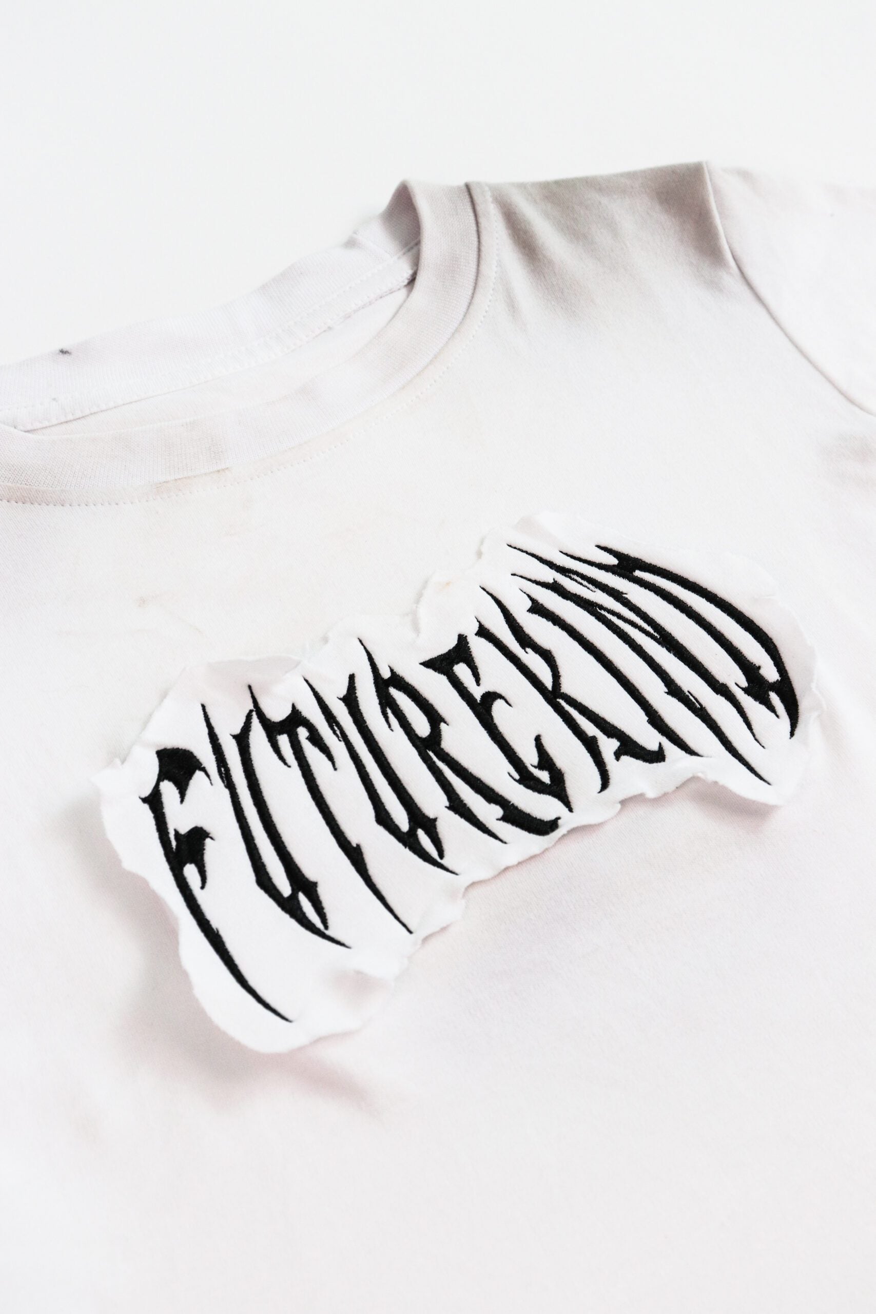 Sand Structure Crop Top Khaki