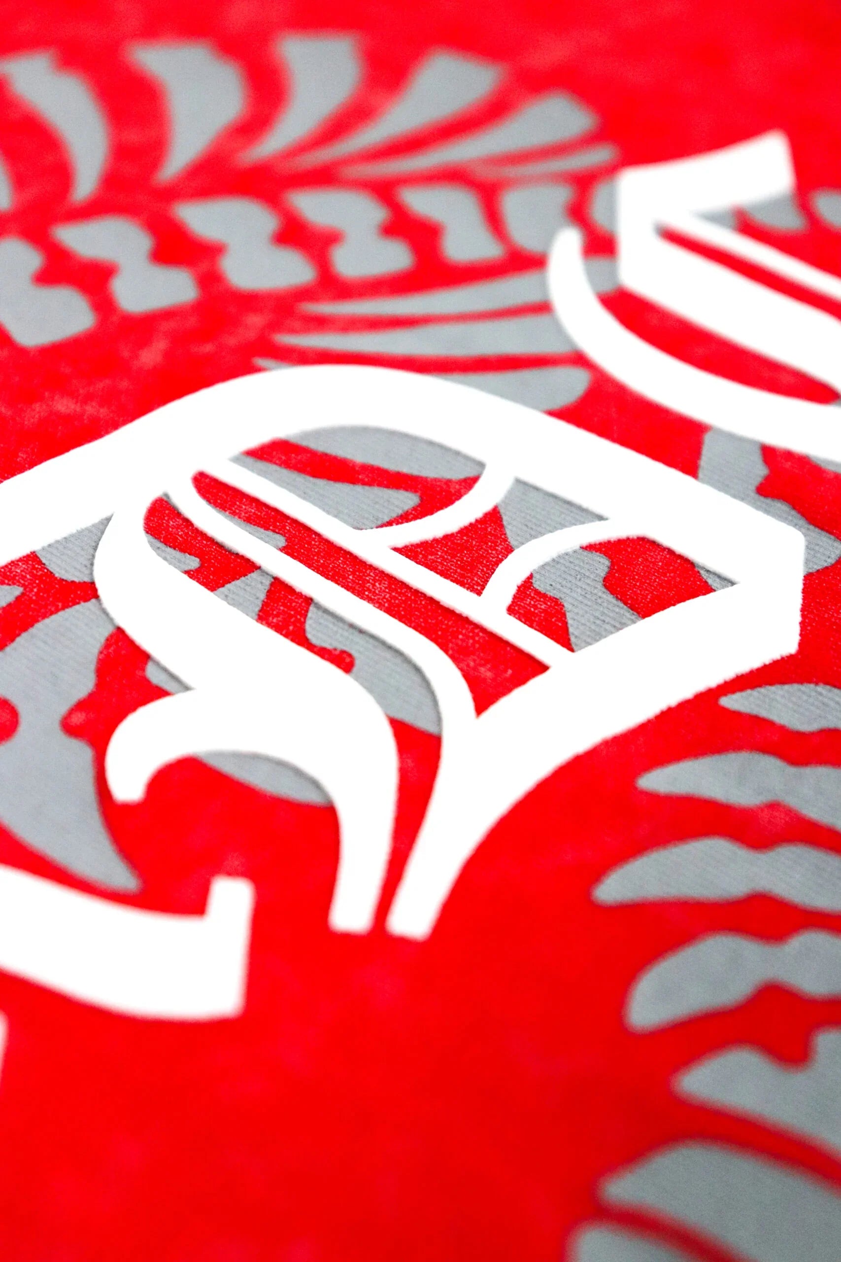 Stoned Snake Bone Washed Tee Red