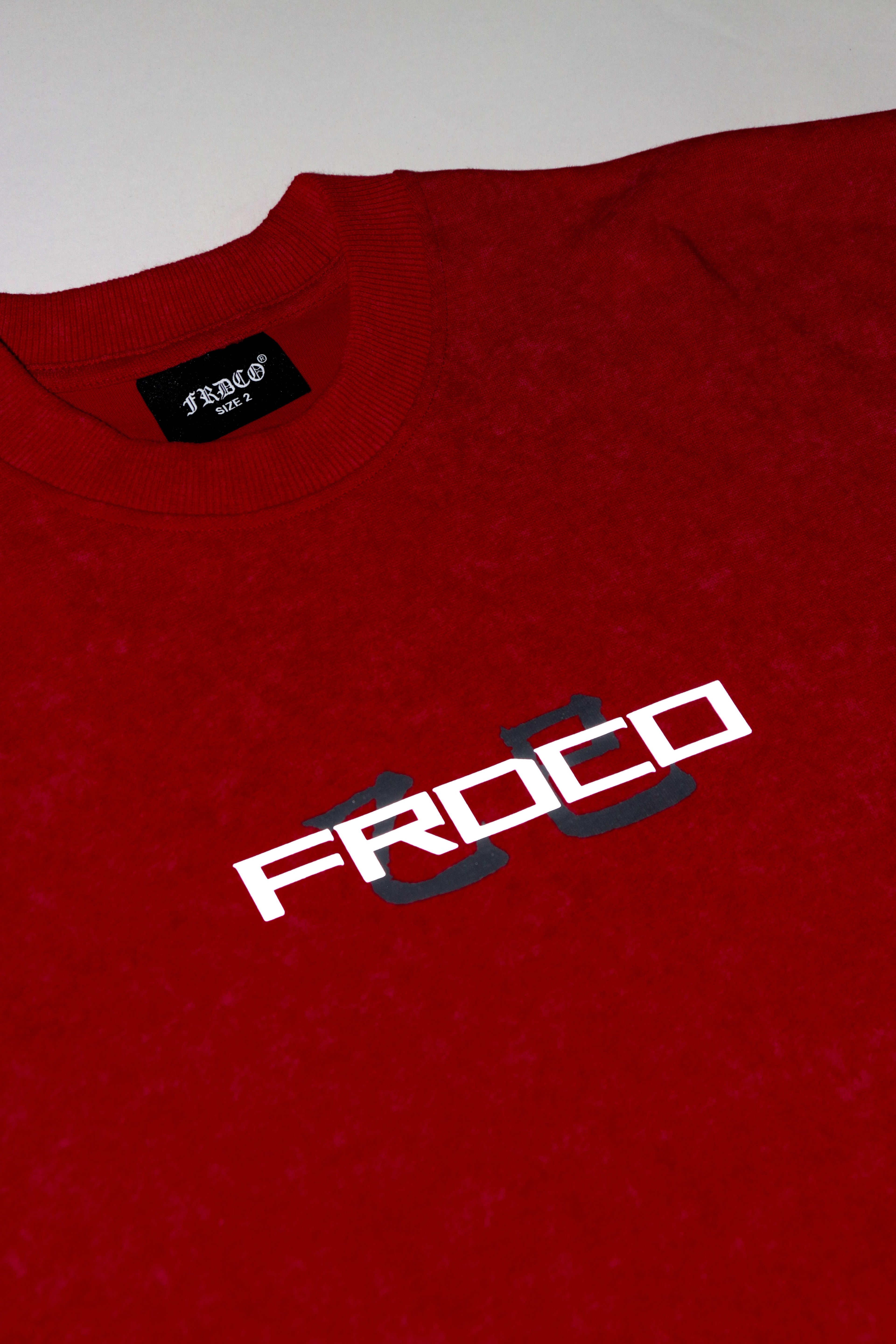 3M Reflective Snake Washed Tee Red
