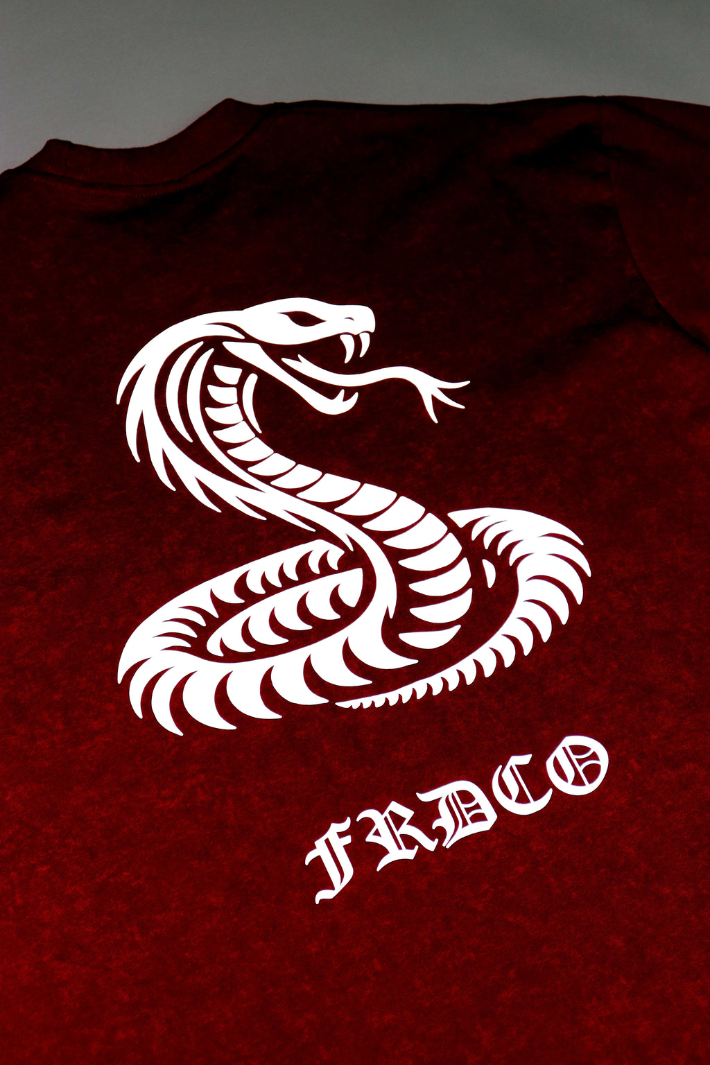 3M Reflective Snake Washed Tee Red