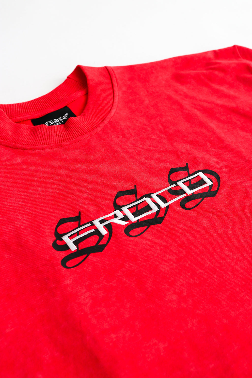 Triple S : Embroidery Snake Tee Red