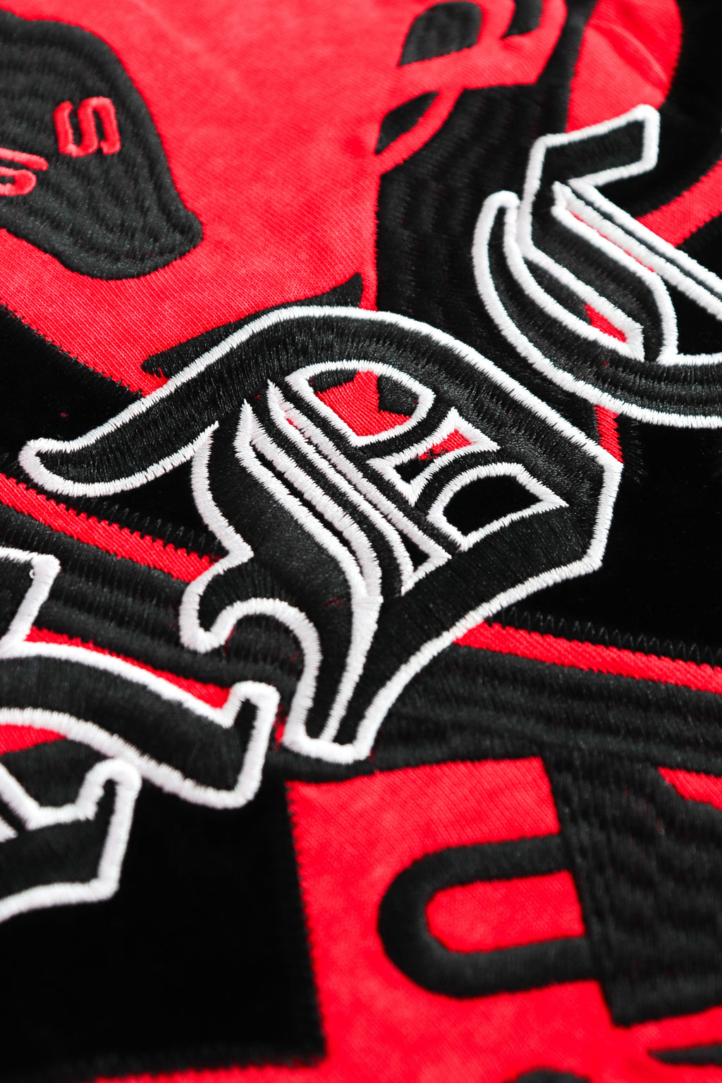 Triple S : Embroidery Snake Tee Red