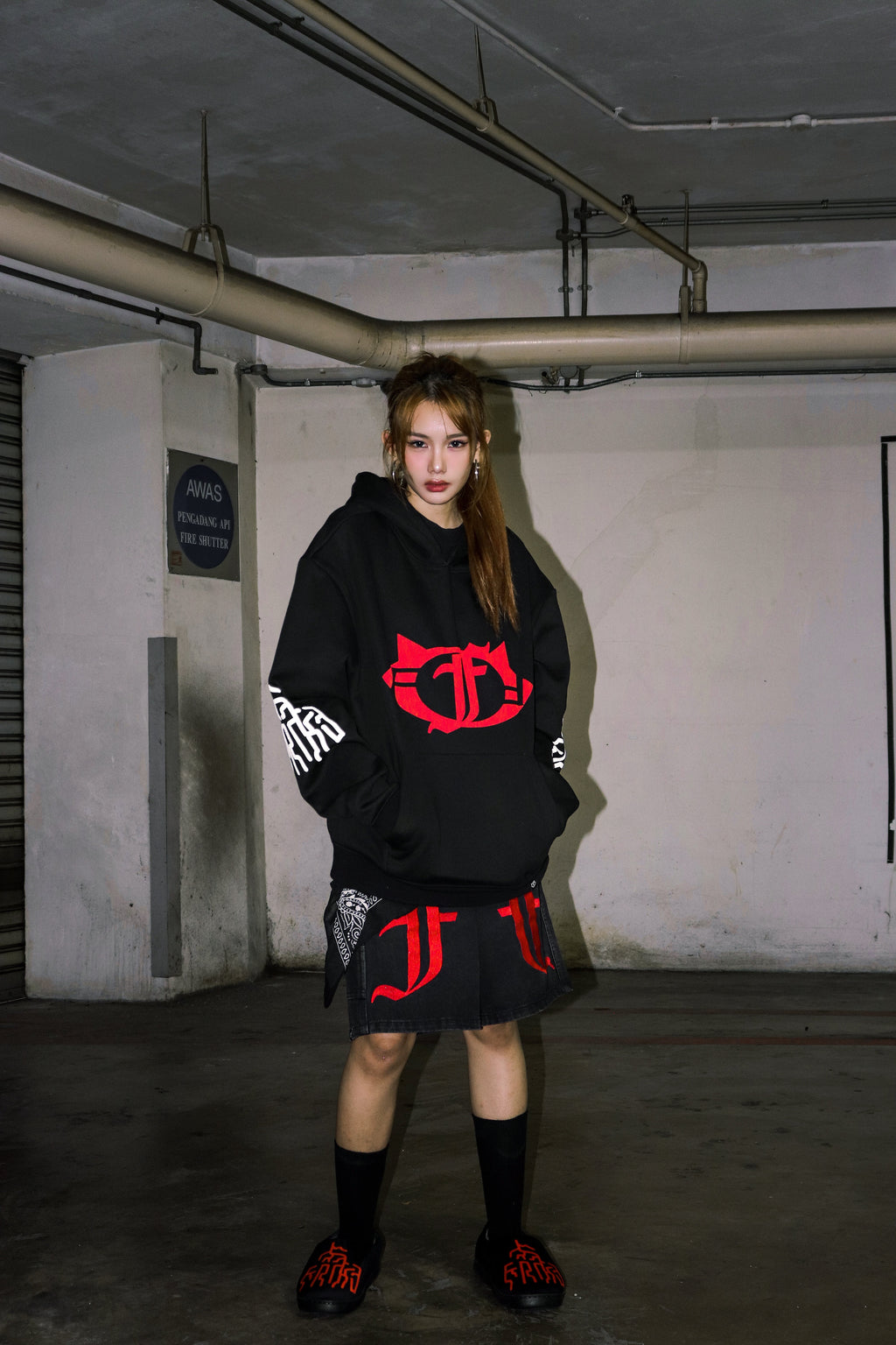 DNA Bloods Hoodie Black