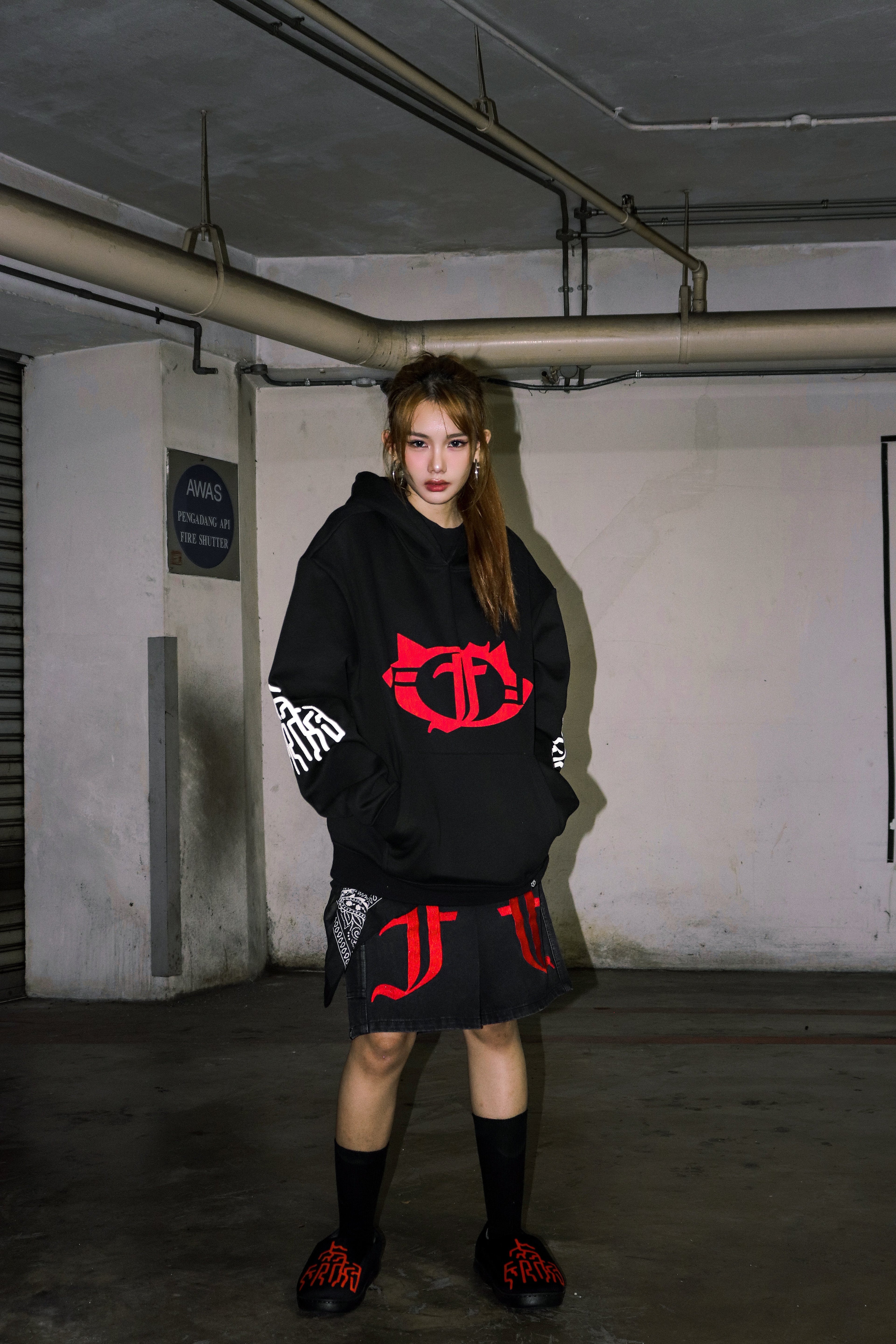 DNA Bloods Hoodie Black