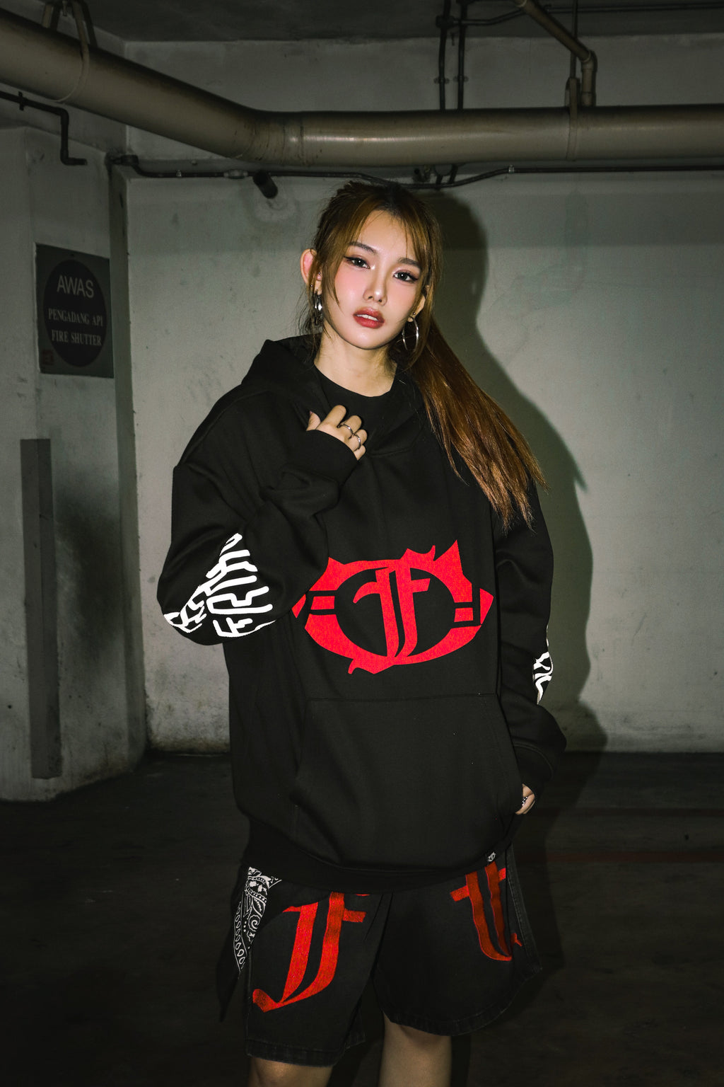 DNA Bloods Hoodie Black