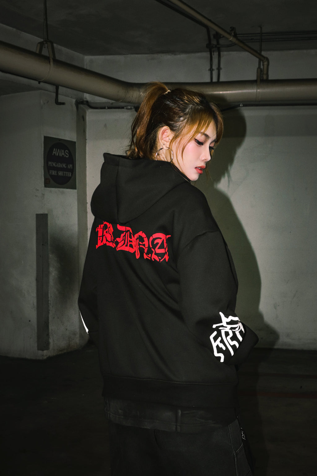 DNA Bloods Hoodie Black