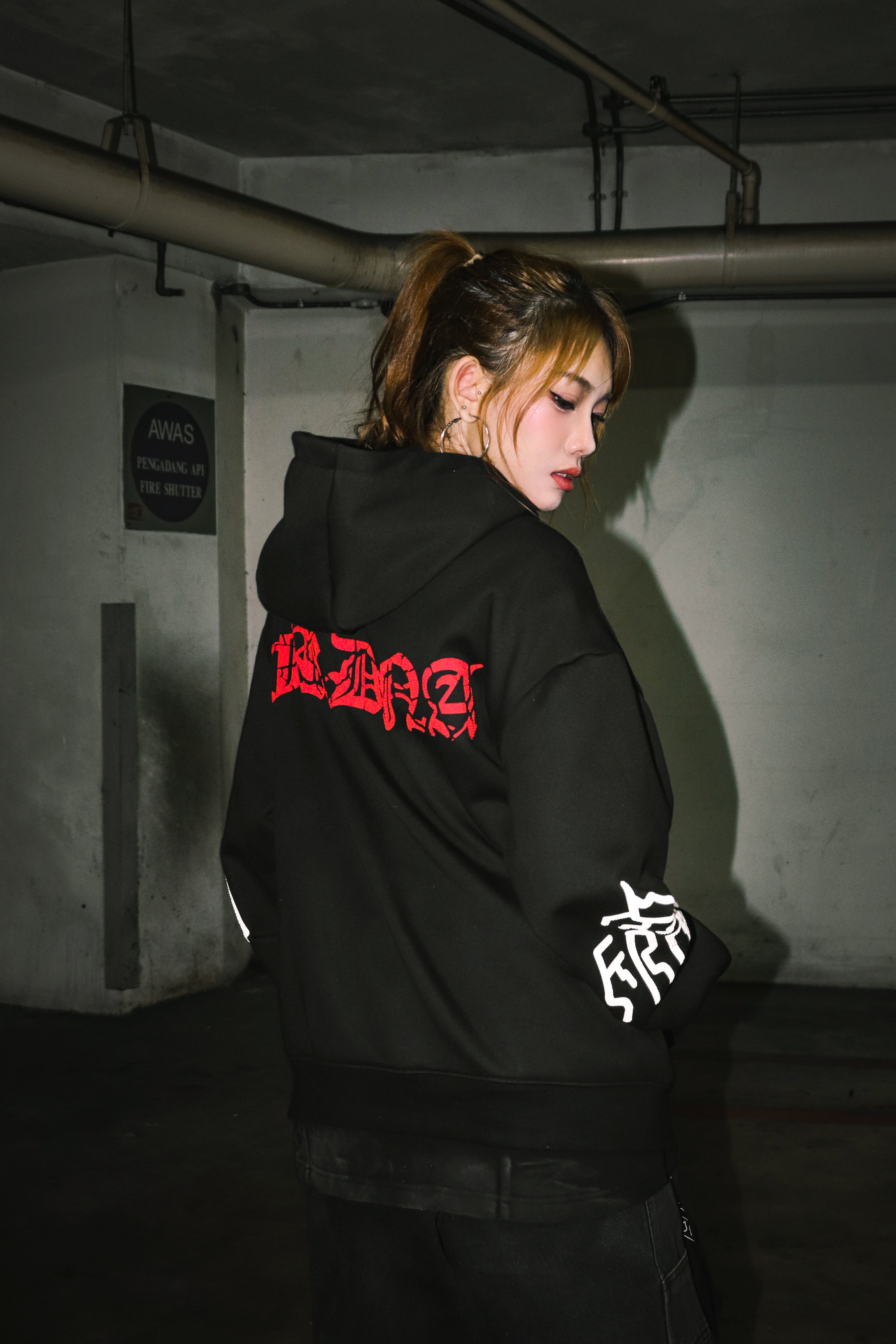 DNA Bloods Hoodie Black