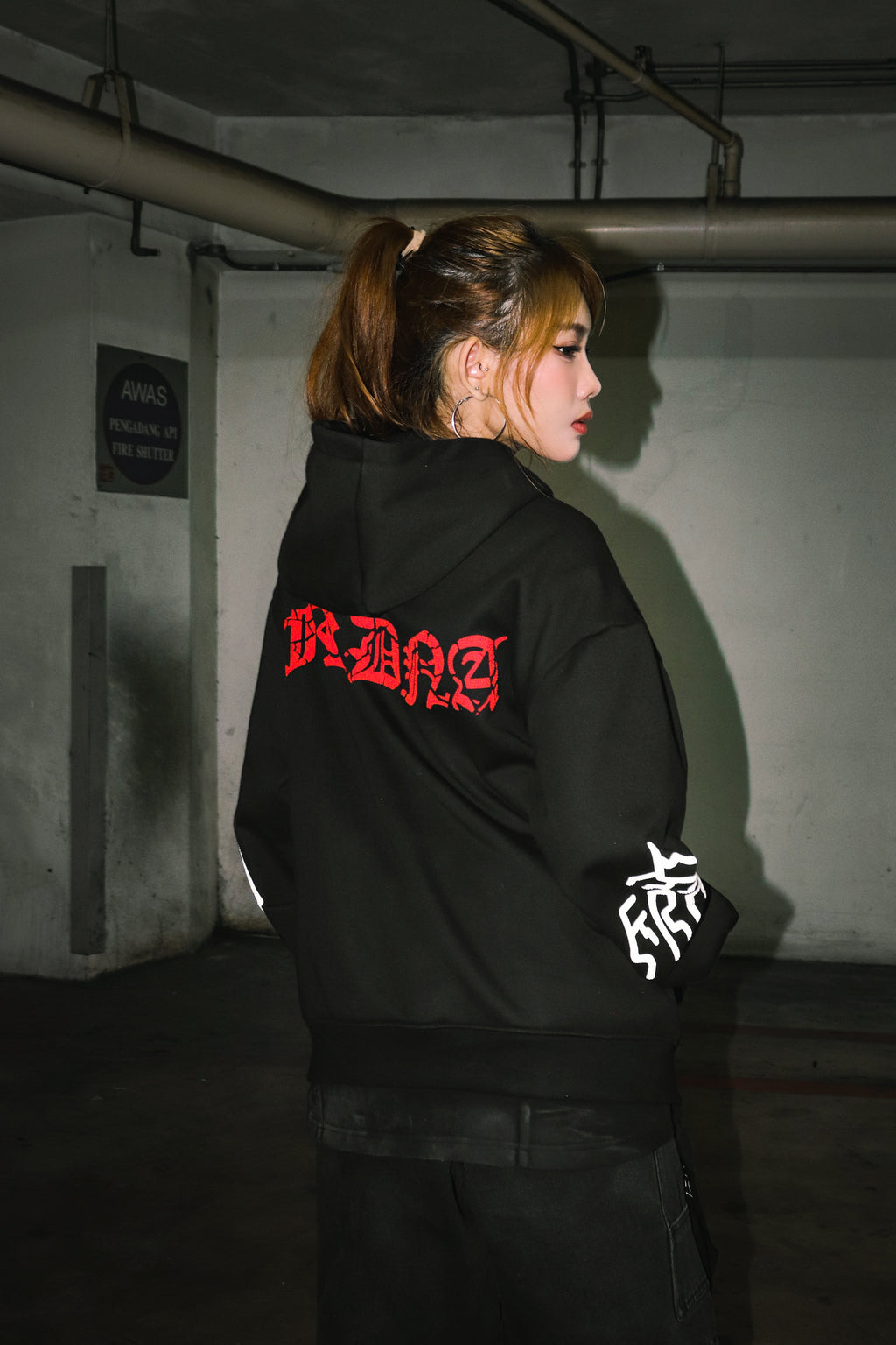 DNA Bloods Hoodie Black