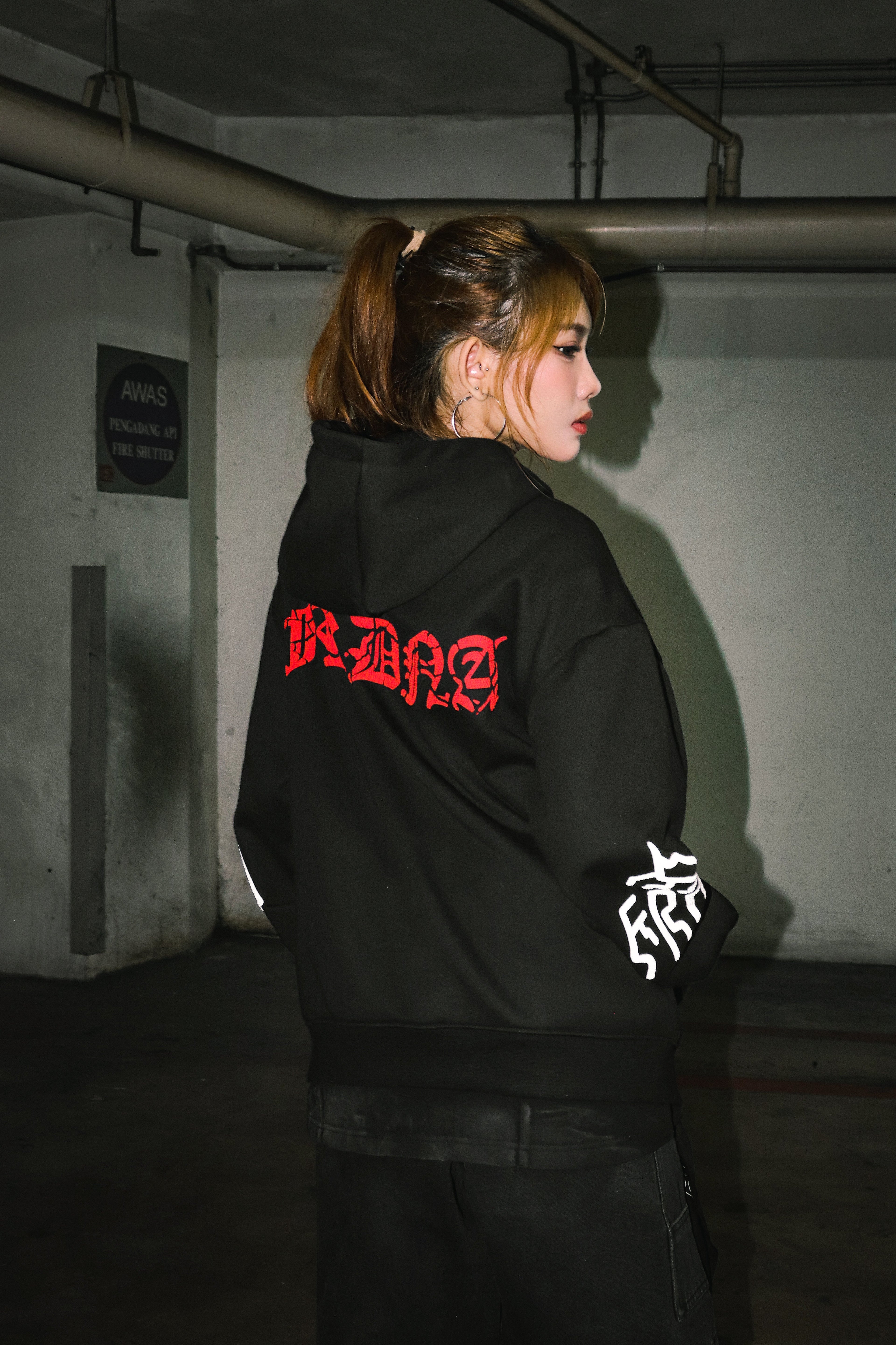 DNA Bloods Hoodie Black