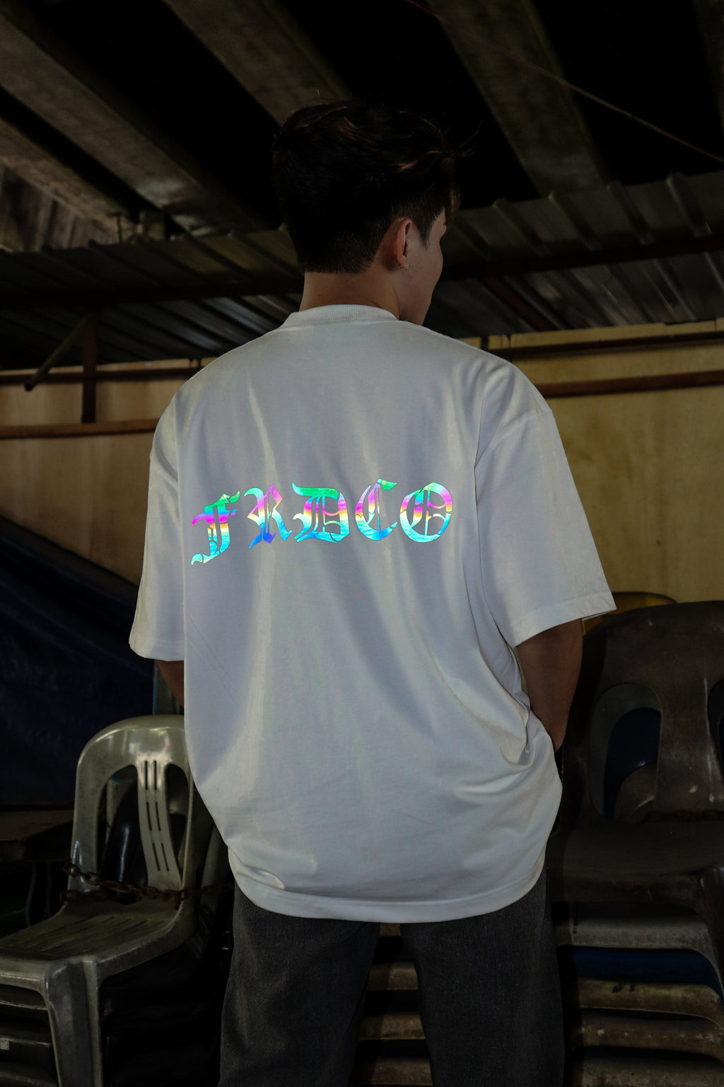 SS25 Rainbow Essential Tee White