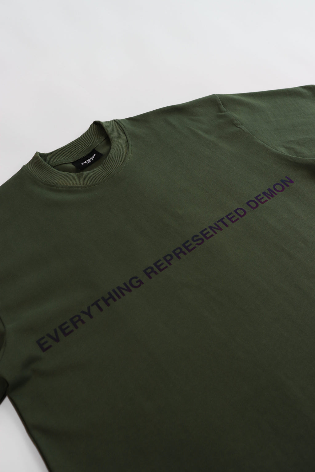 SS25 Rainbow Essential Tee Army