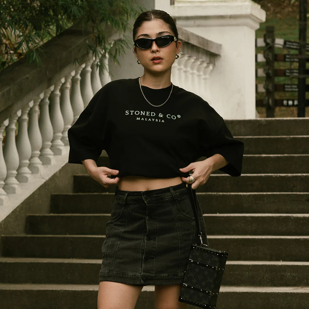 Golden Jade : Jade Signature Tee Black