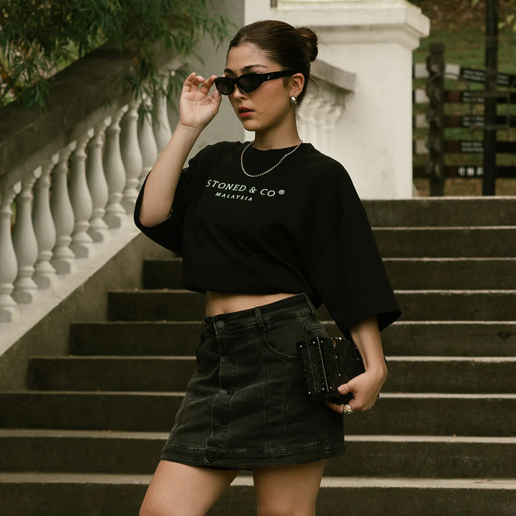 Golden Jade : Jade Signature Tee Black