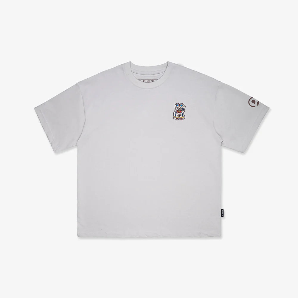 Mini Neko Tee Ice Grey