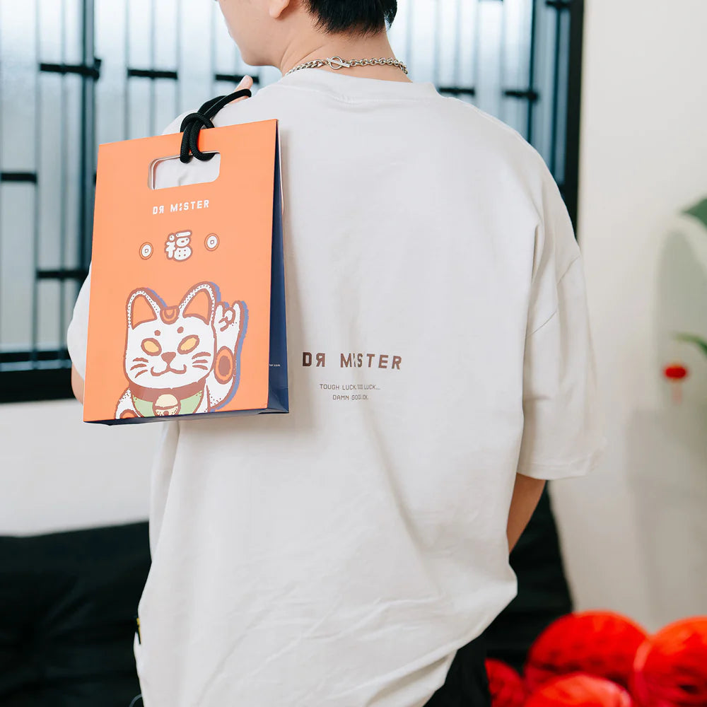 Mini Neko Tee Ice Grey
