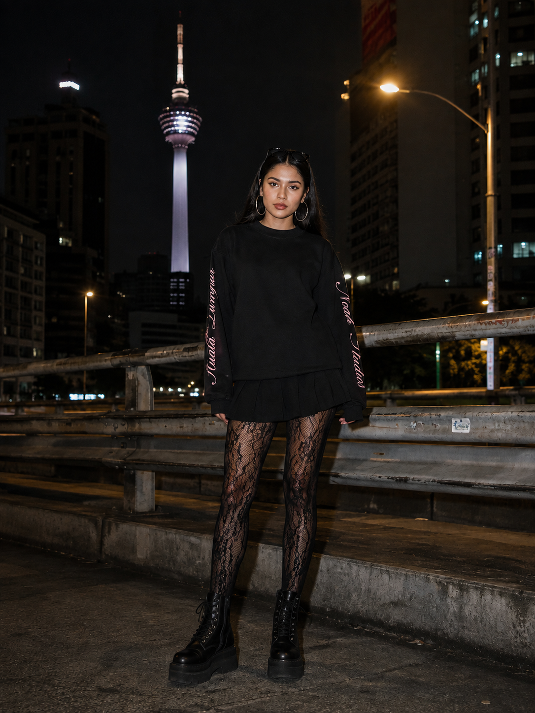 KL Signage Long Sleeve (Black/White)
