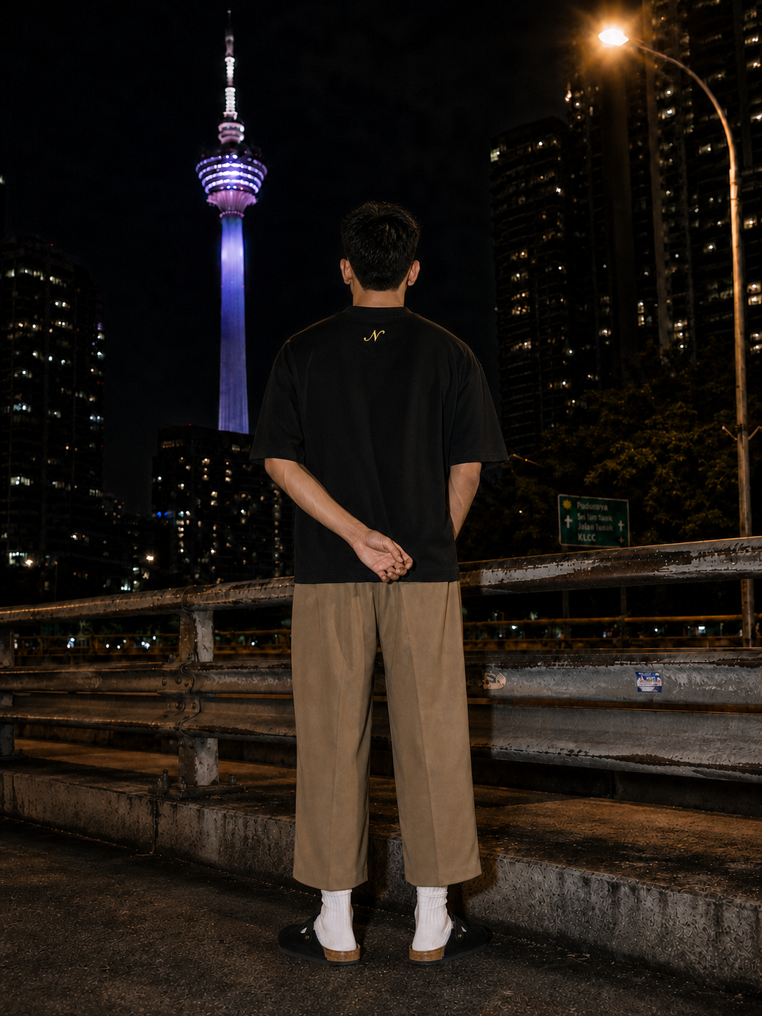 KL Signage Tee (Black/White)