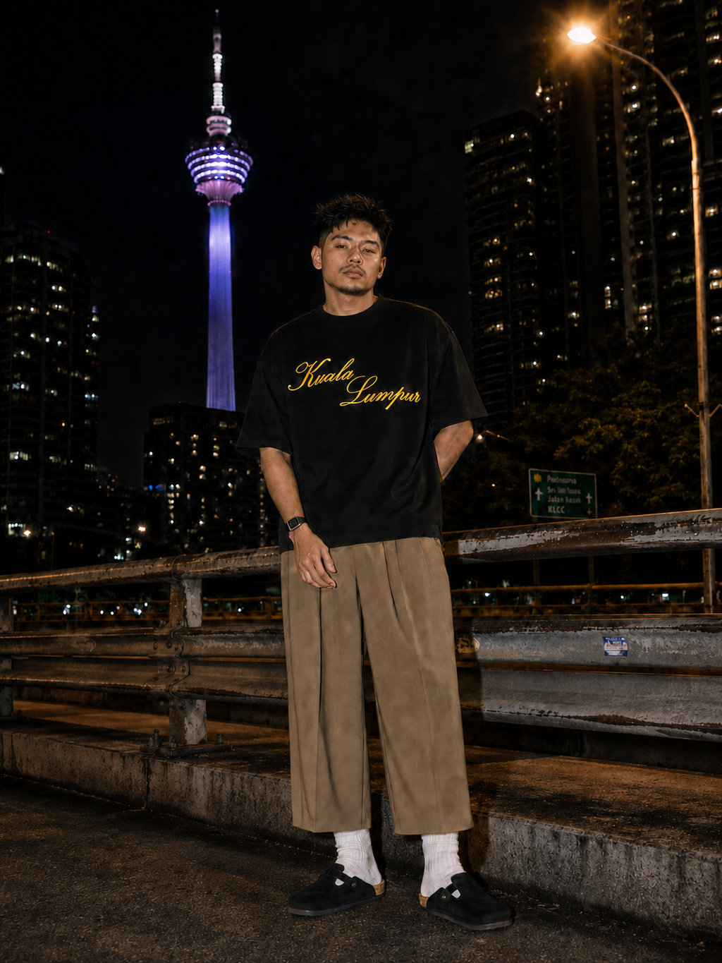 KL Signage Tee (Black/White)